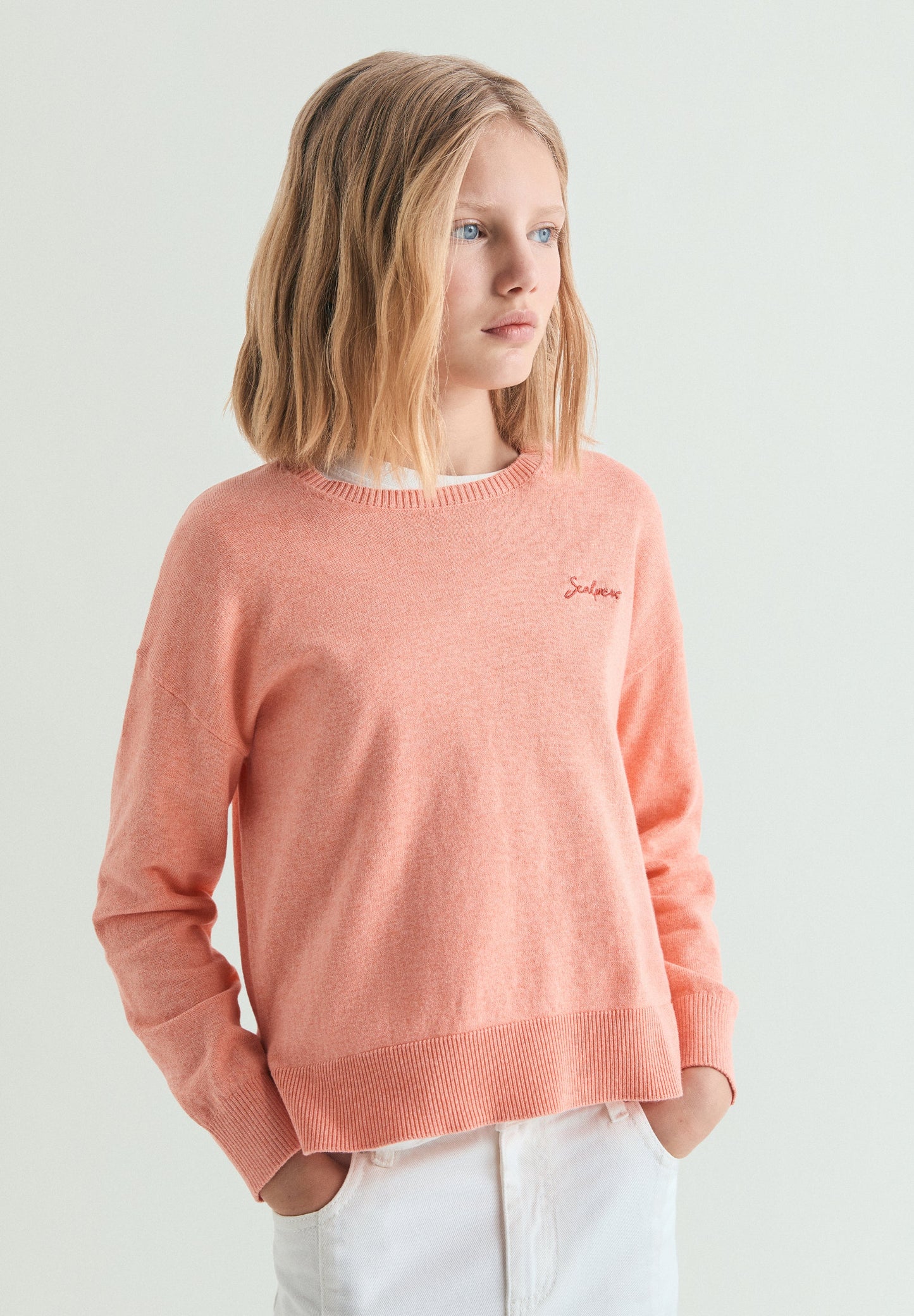 SHINY LOGO SWEATER