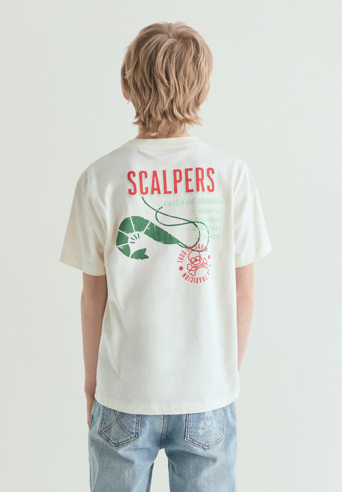 CONTRAST PRINT T-SHIRT