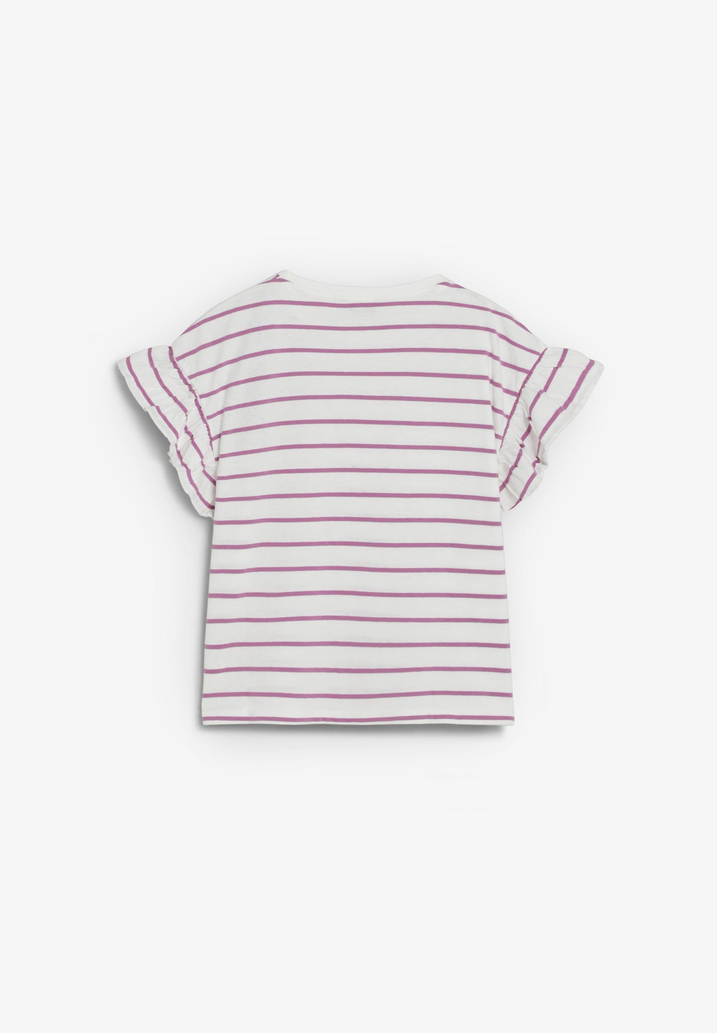 STRIPED T-SHIRT WITH CONTRAST SKULL
