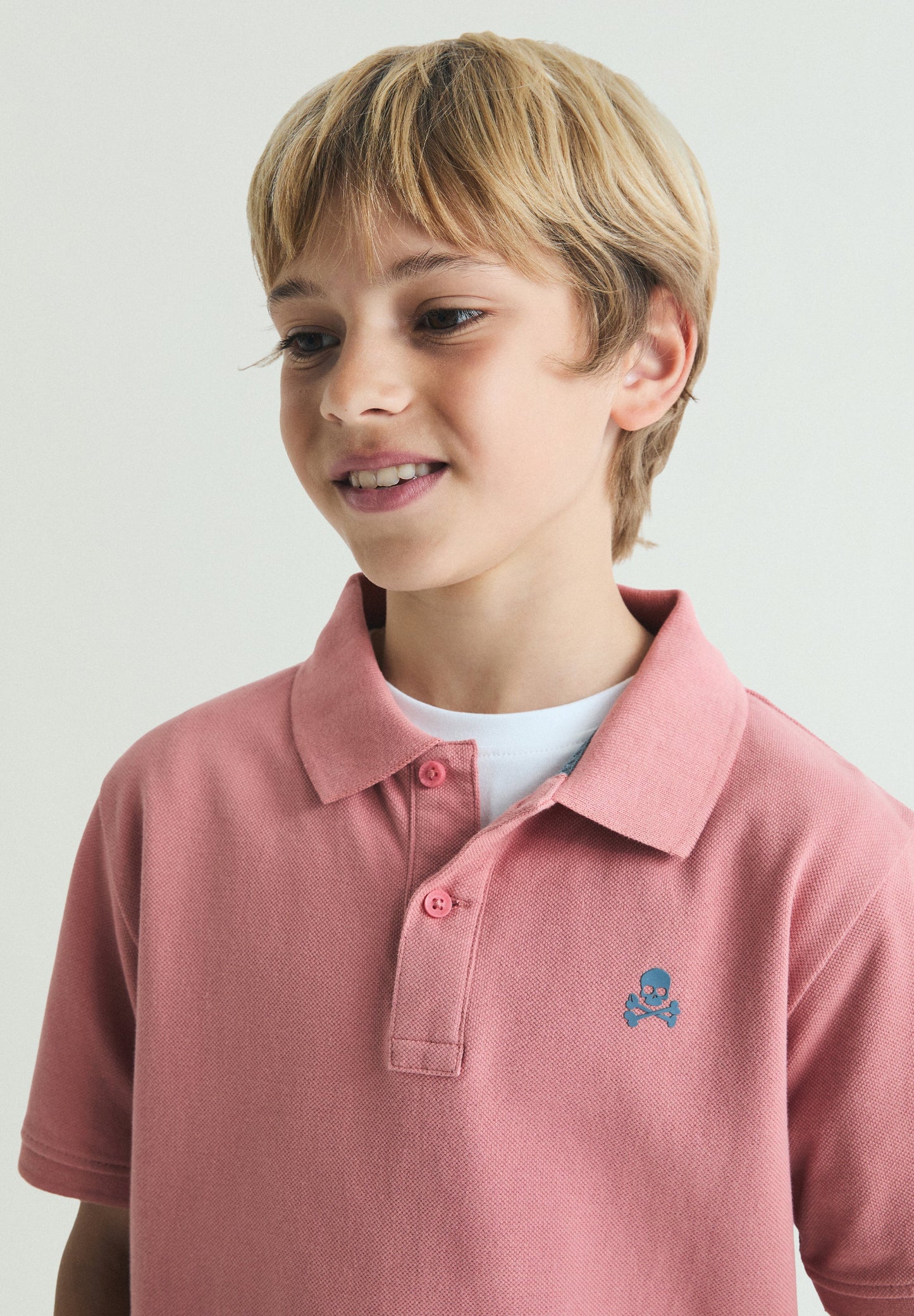 BASIC POLO SHIRT WITH SKULL