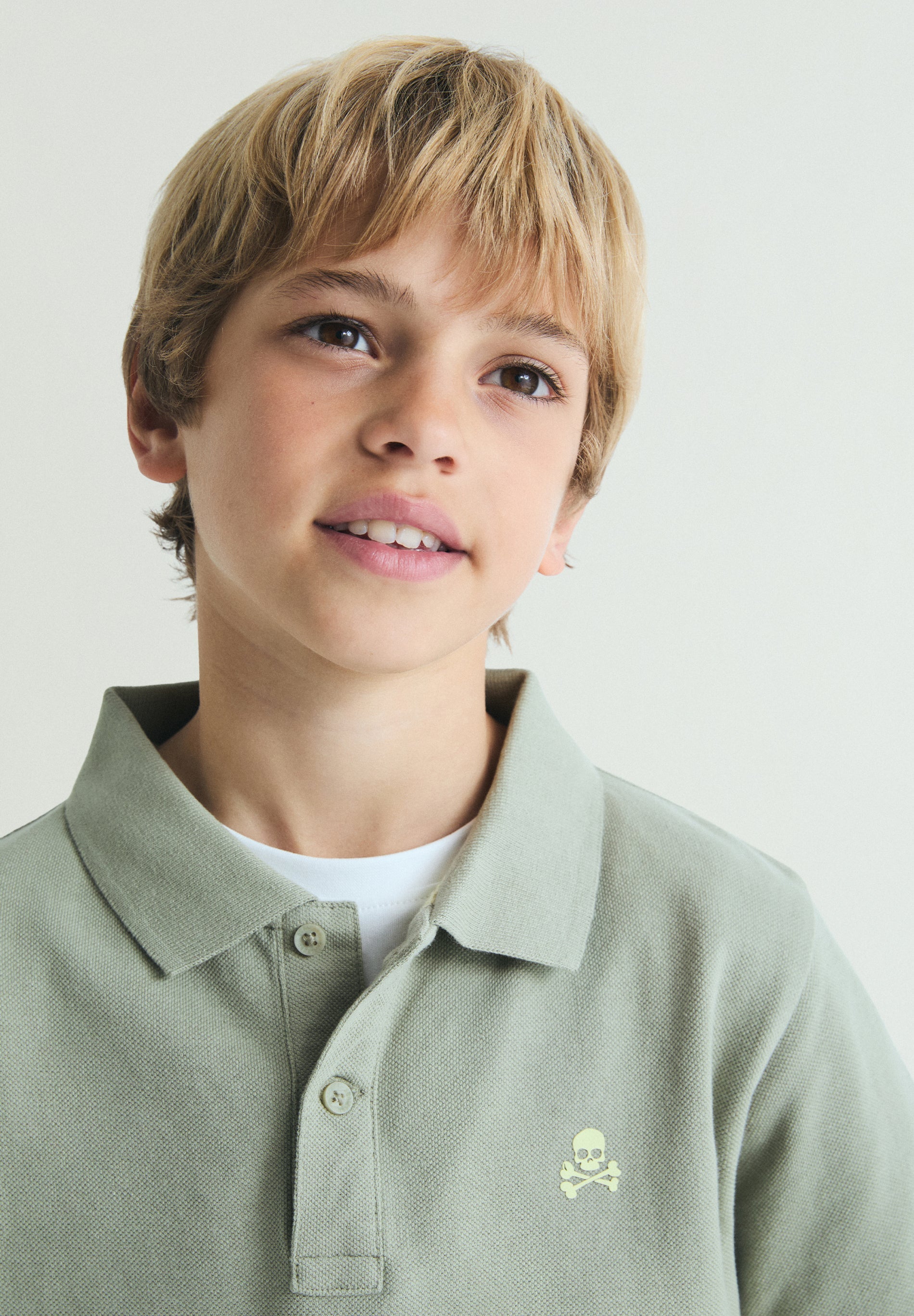 BASIC POLO SHIRT WITH SKULL