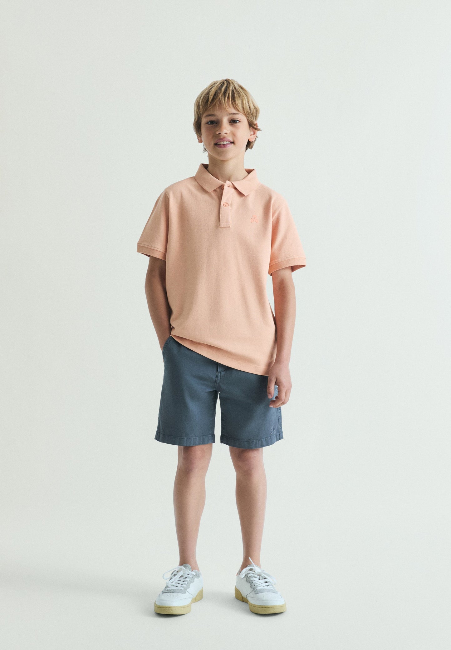 BASIC POLO SHIRT WITH SKULL