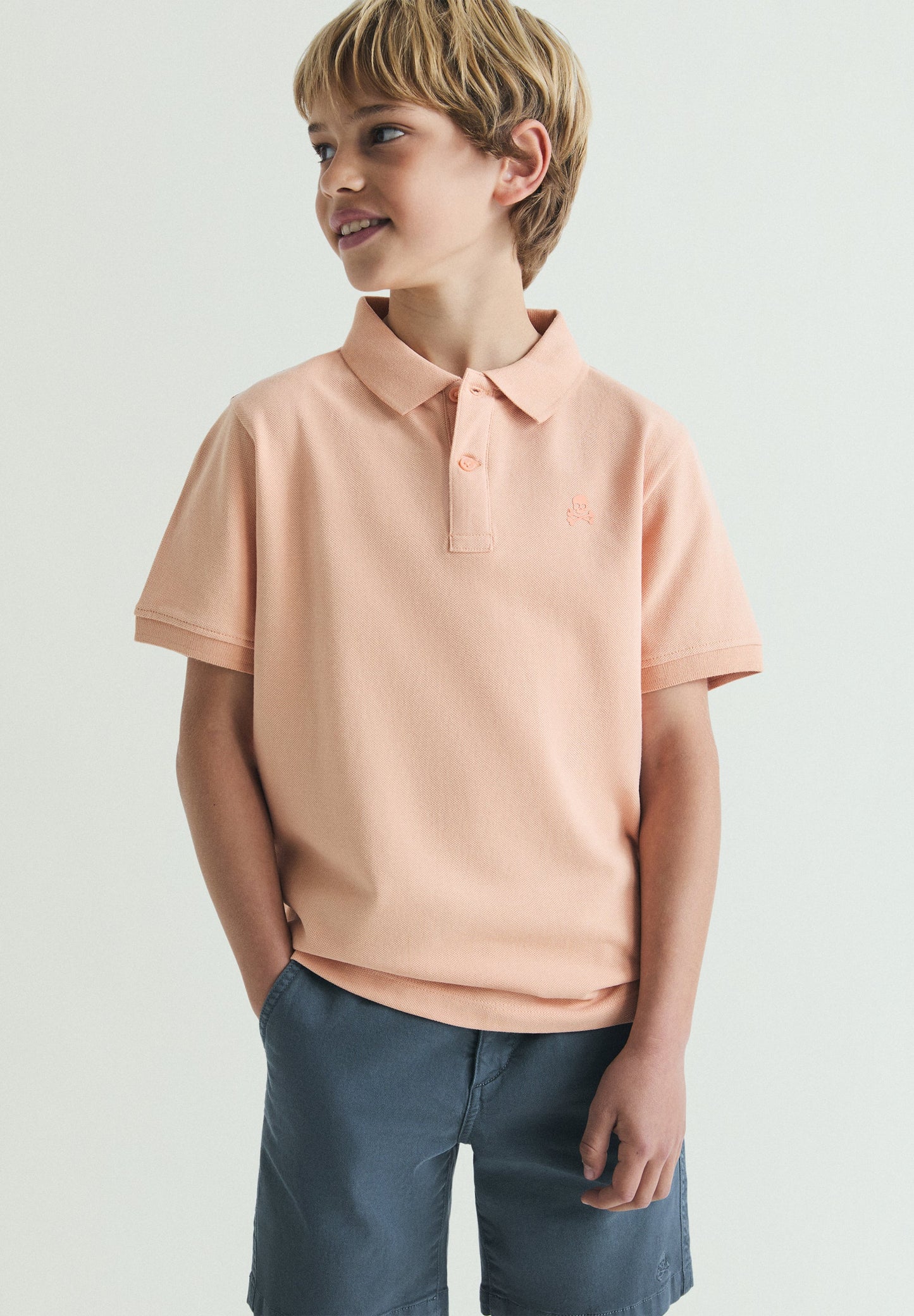 BASIC POLO SHIRT WITH SKULL