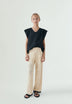 OPENWORK KNIT TROUSERS