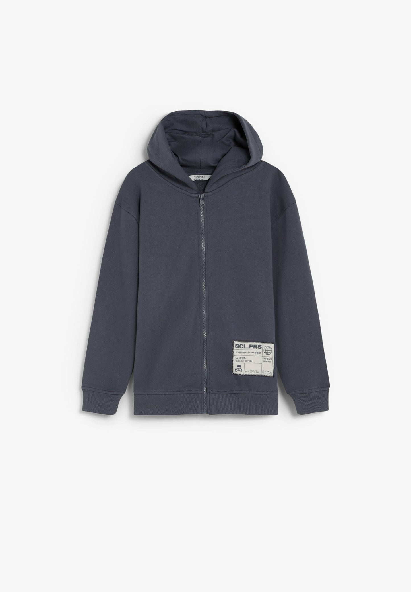 SKULL DETAIL HOODIE