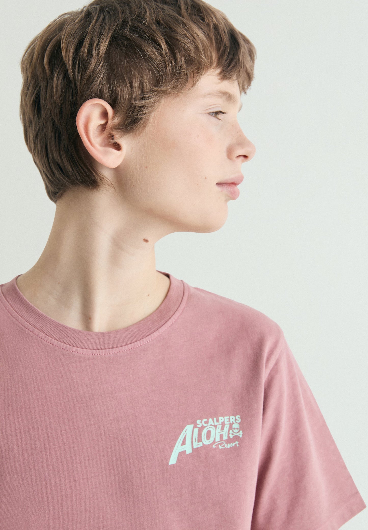 ALOHA PRINT T-SHIRT