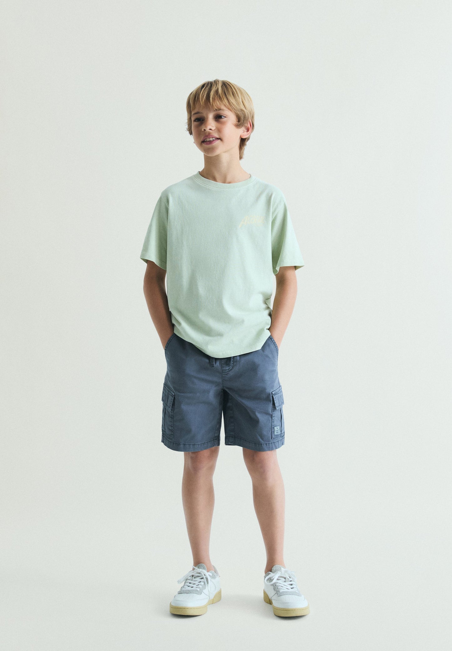 ALOHA PRINT T-SHIRT