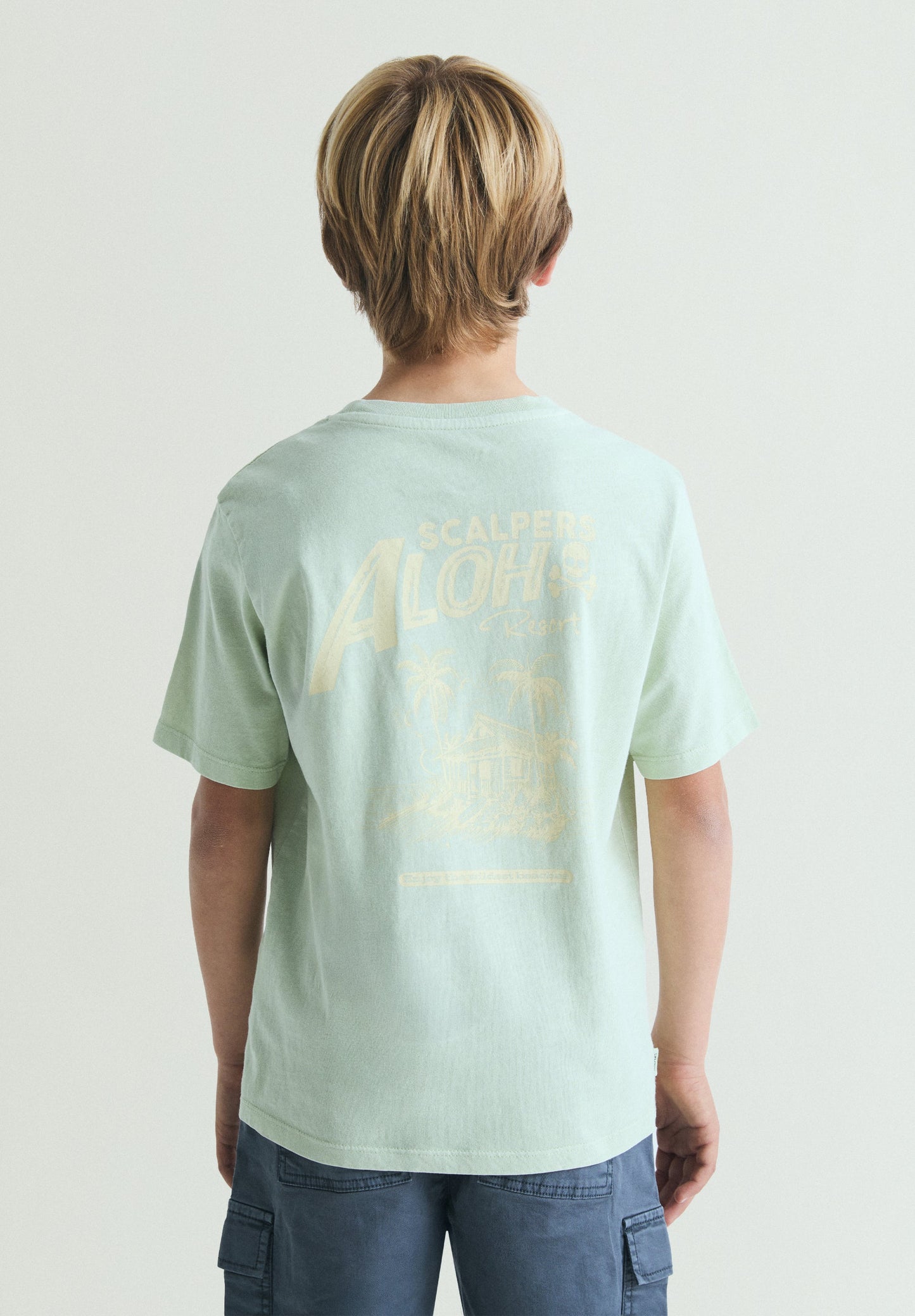 ALOHA PRINT T-SHIRT