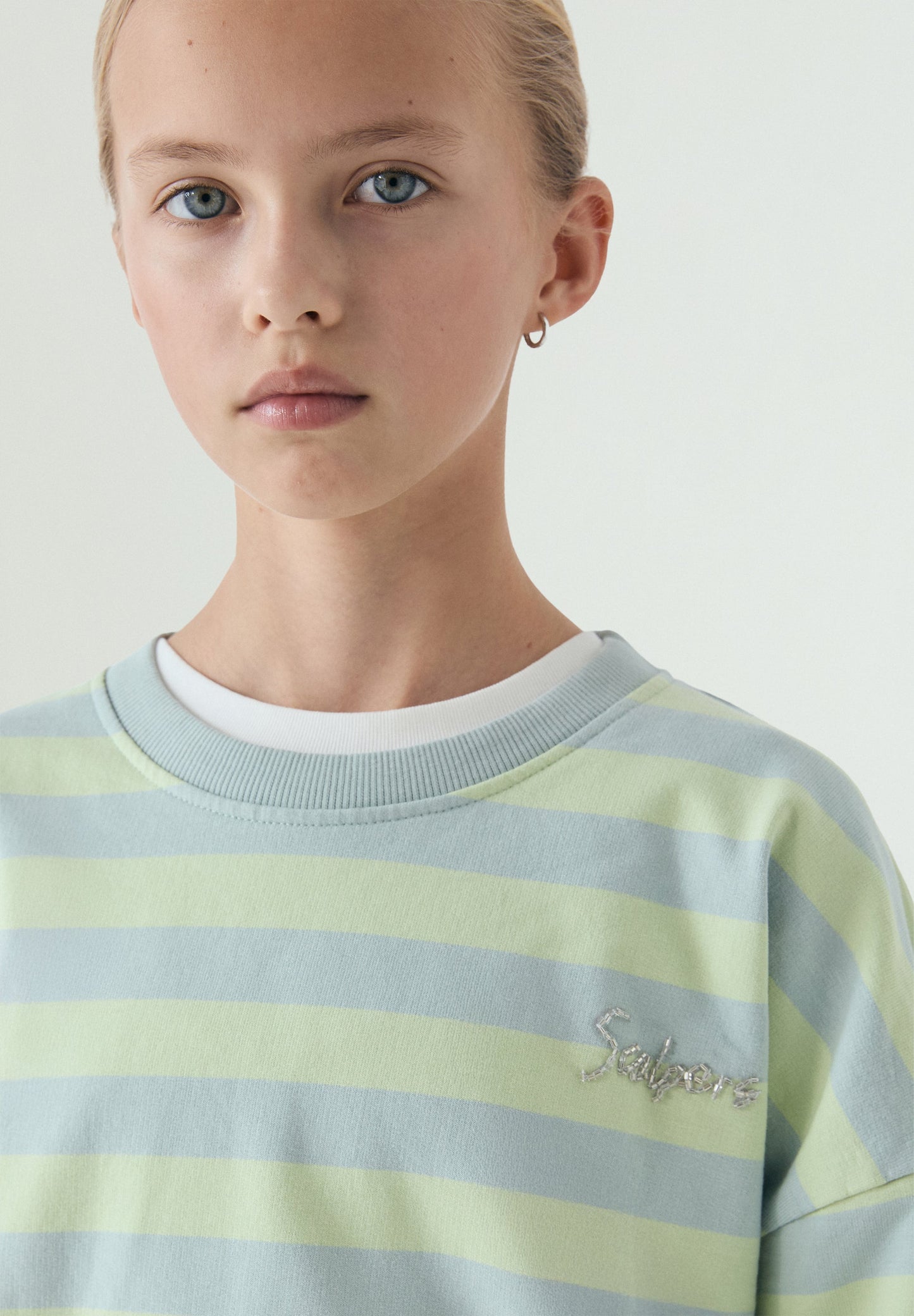 RELAXED STRIPED SWEATSHIRT