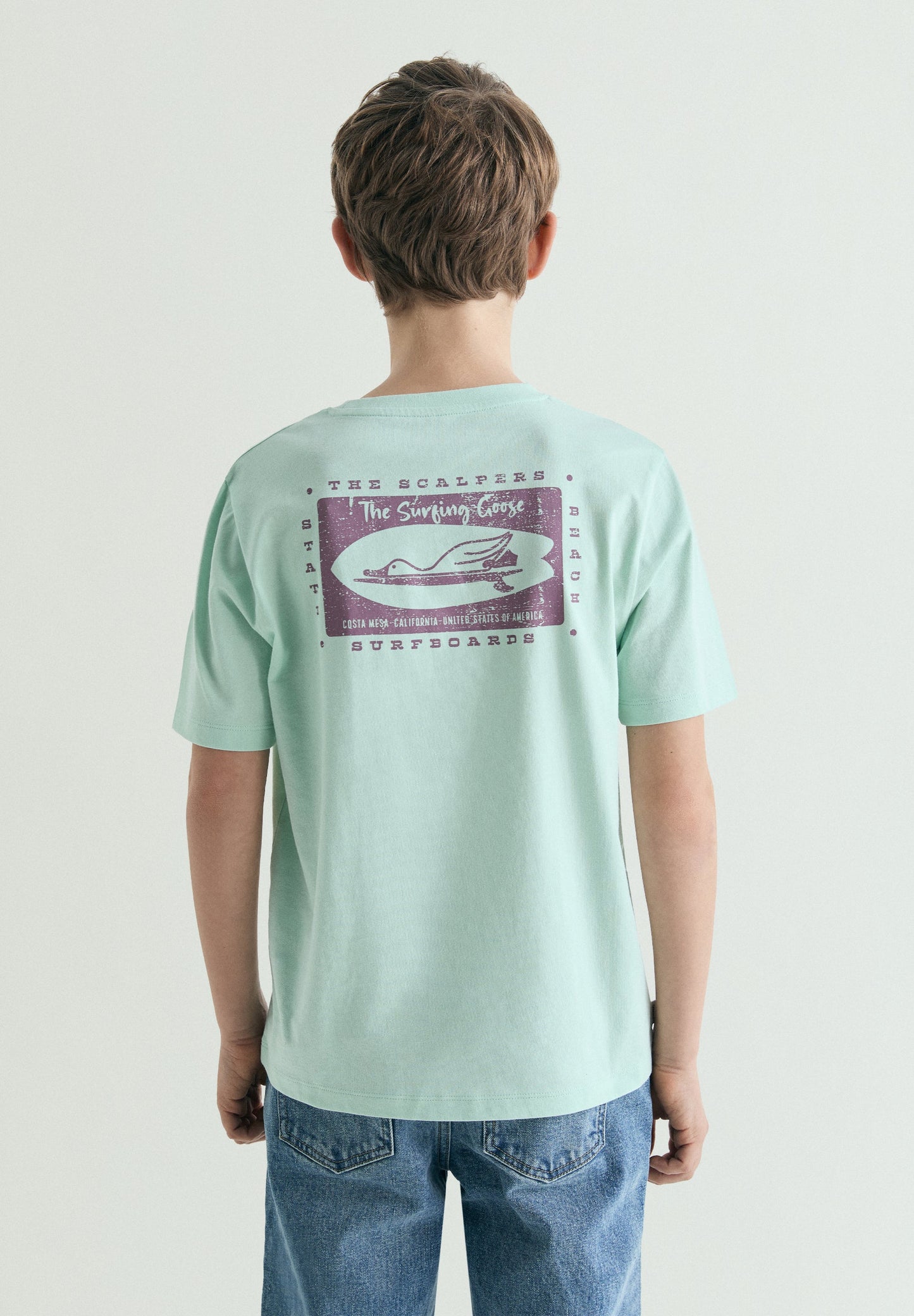 THE SURFING GOOSE PRINT T-SHIRT
