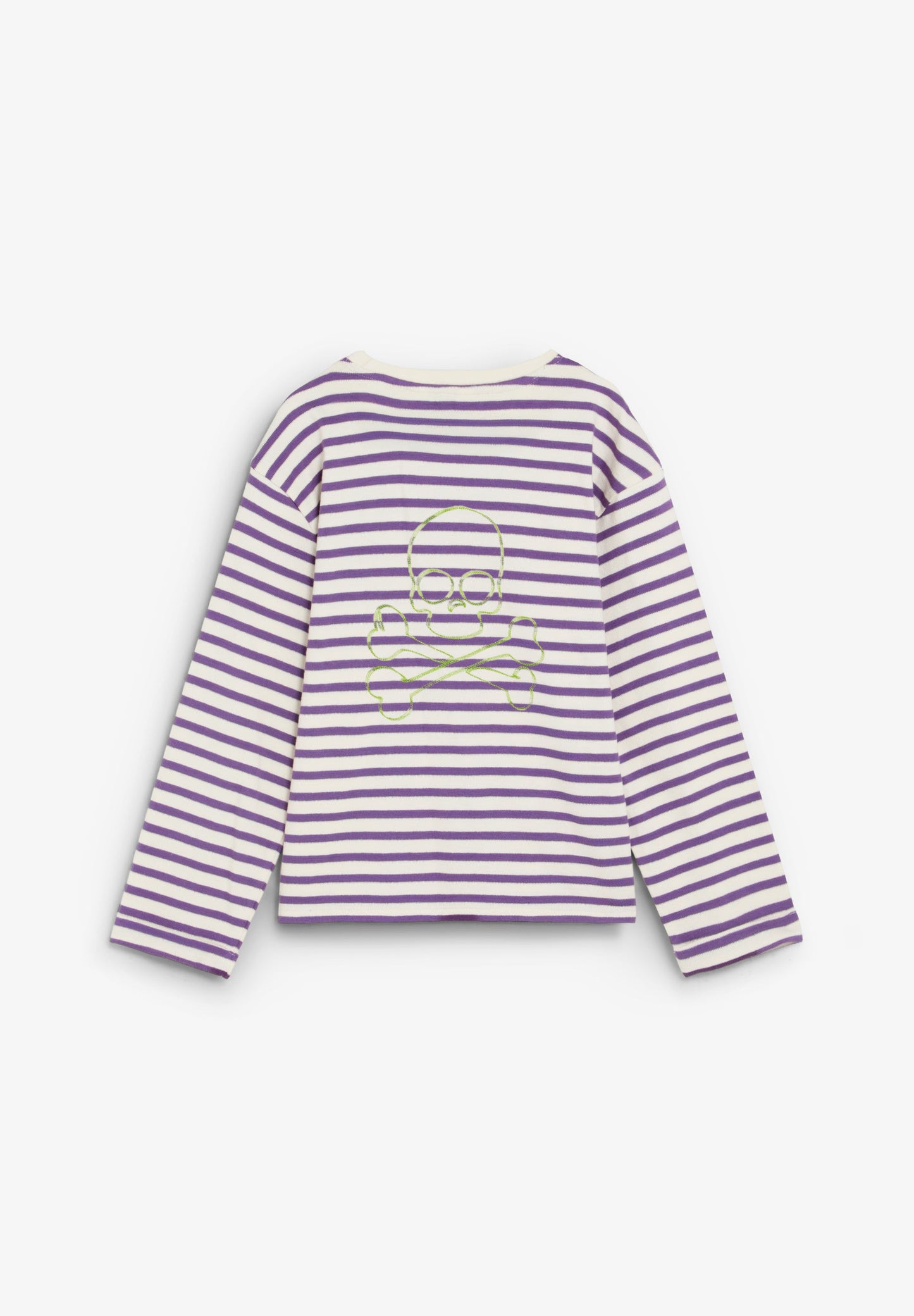 SKULL AND STRIPES T-SHIRT