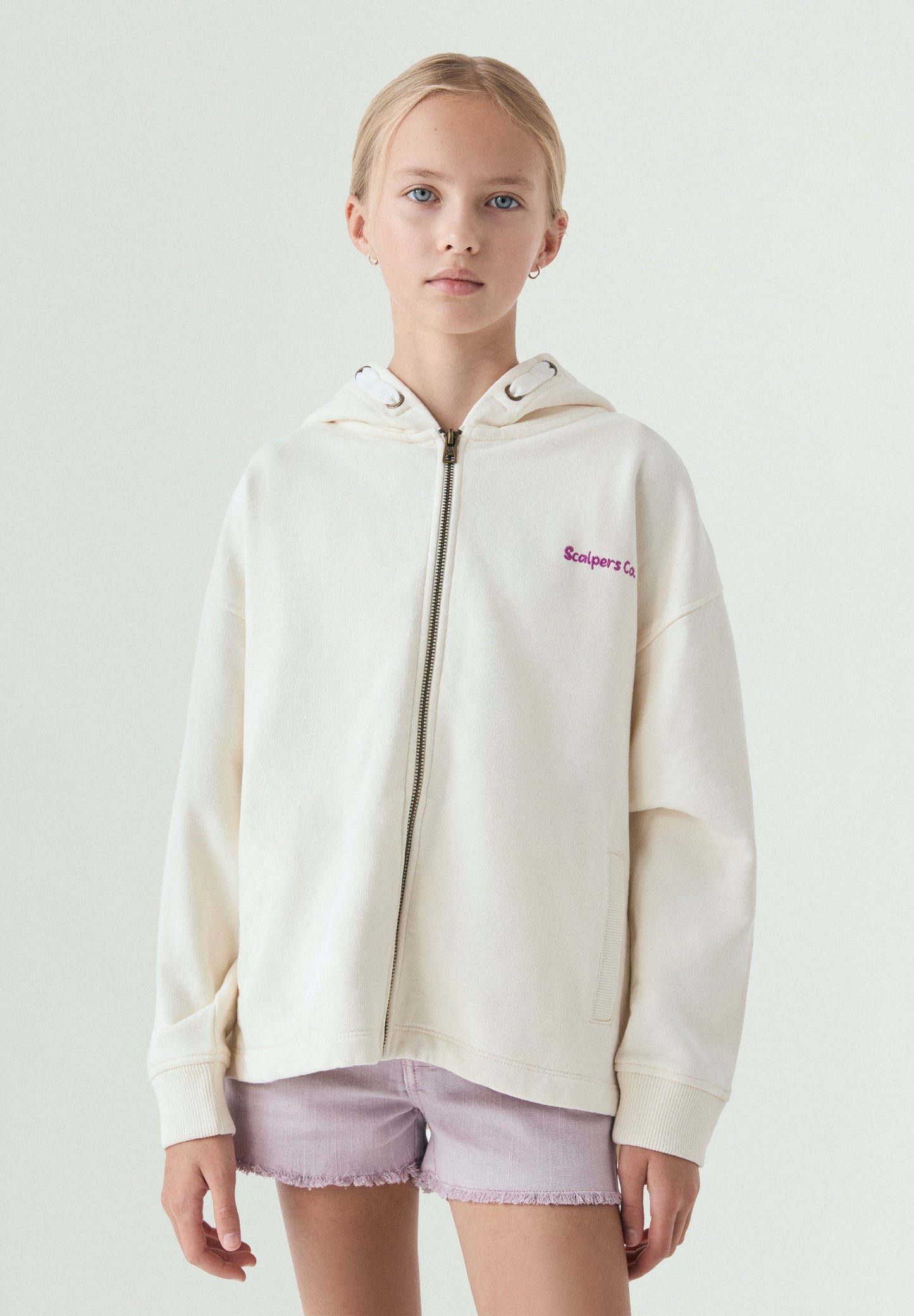 ZIPPED HOODIE