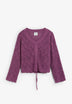 OPENWORK KNIT CARDIGAN