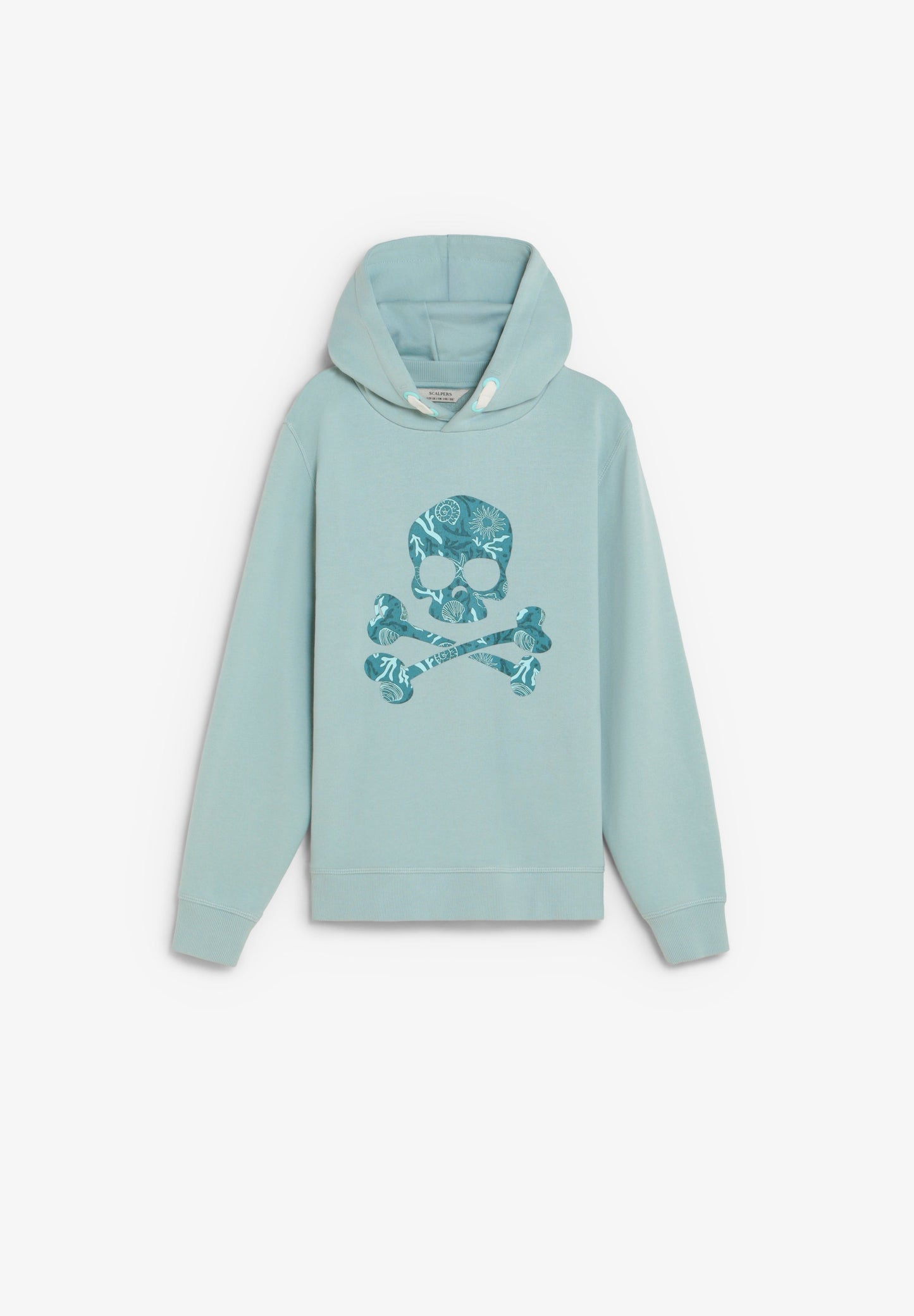 PRINTED SKULL DETAIL HOODIE
