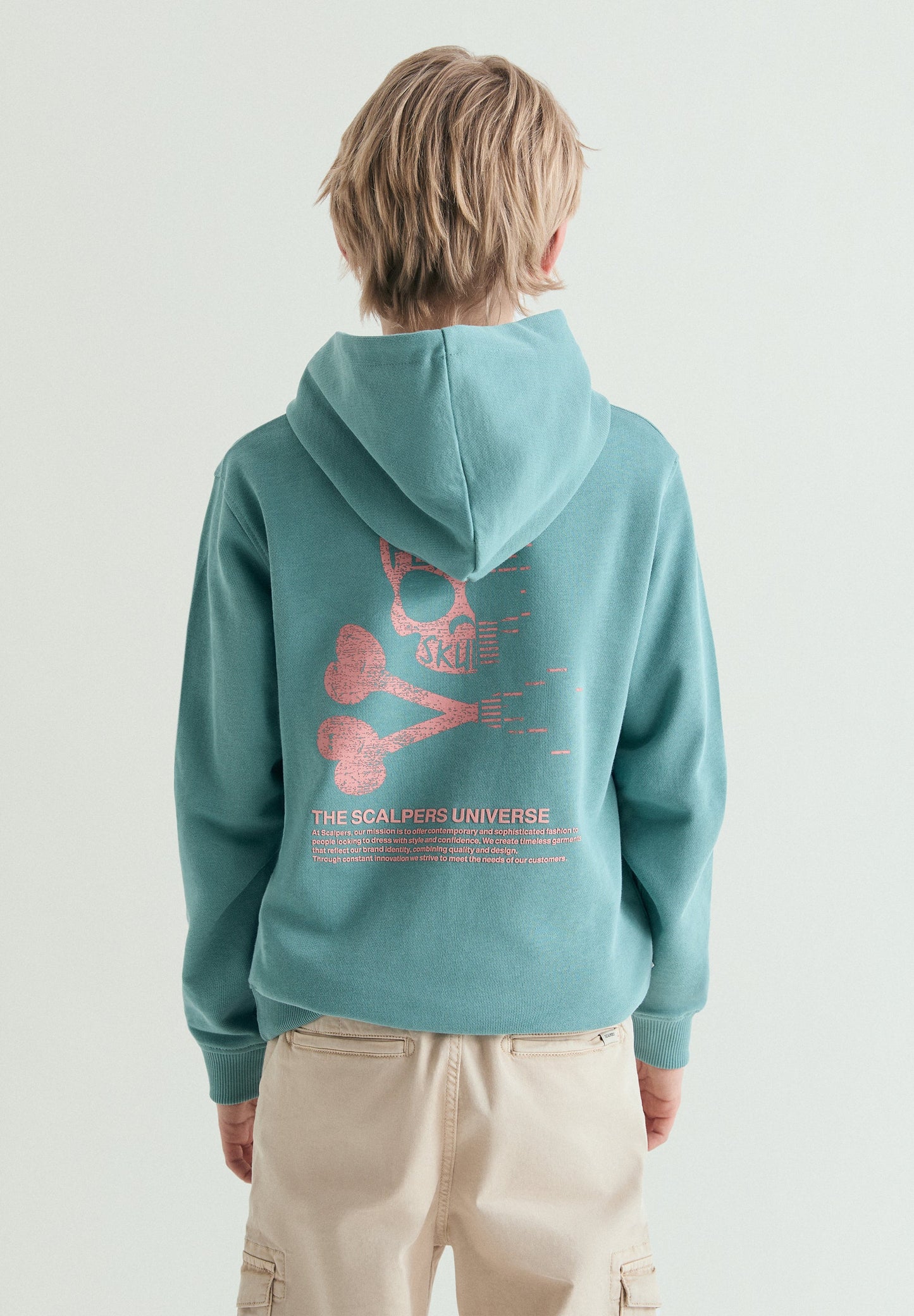 SKULL PRINT HOODIE