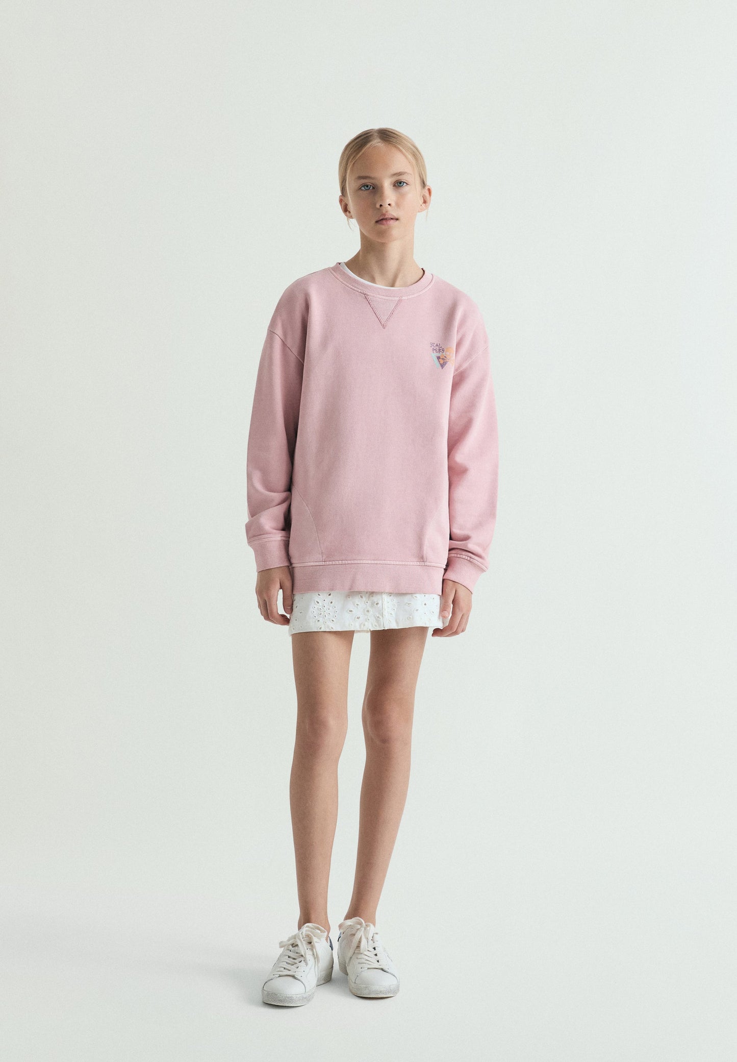 SWEATSHIRT WITH PRINTED BACK