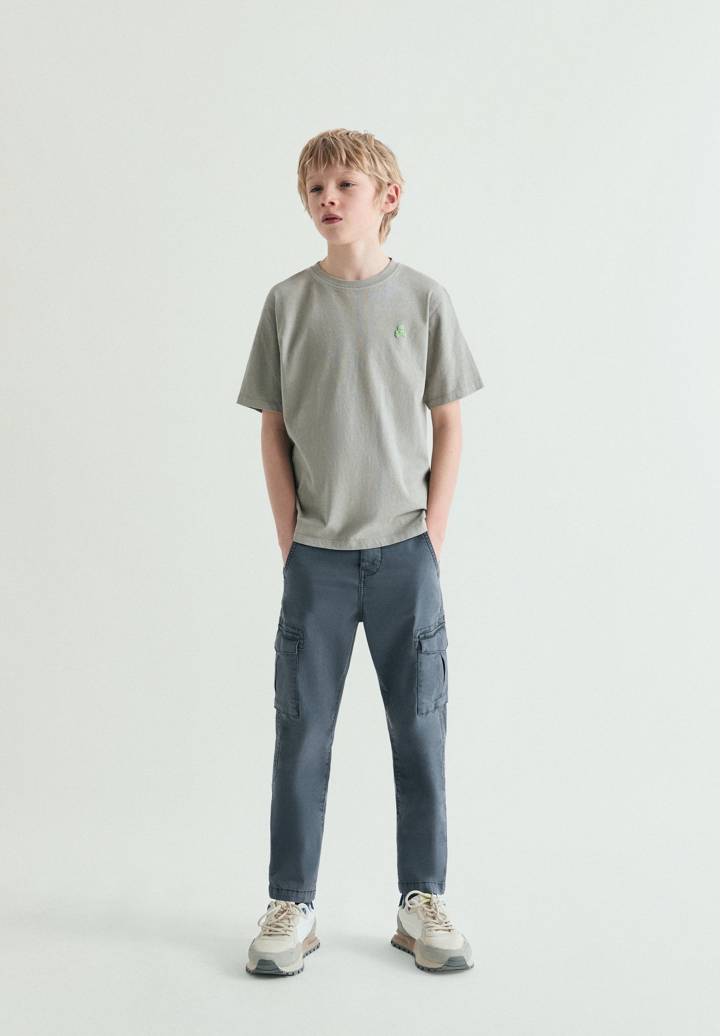 PRINTED SKULL T-SHIRT