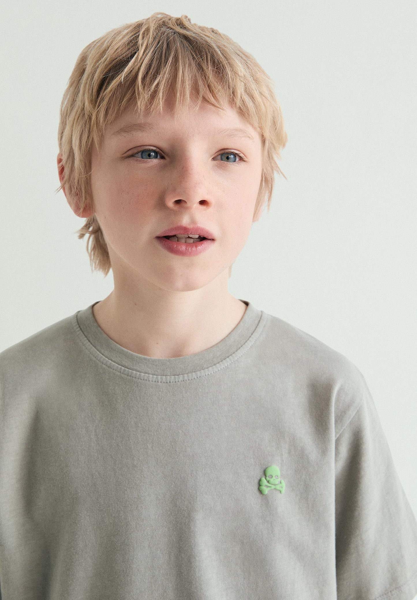 PRINTED SKULL T-SHIRT