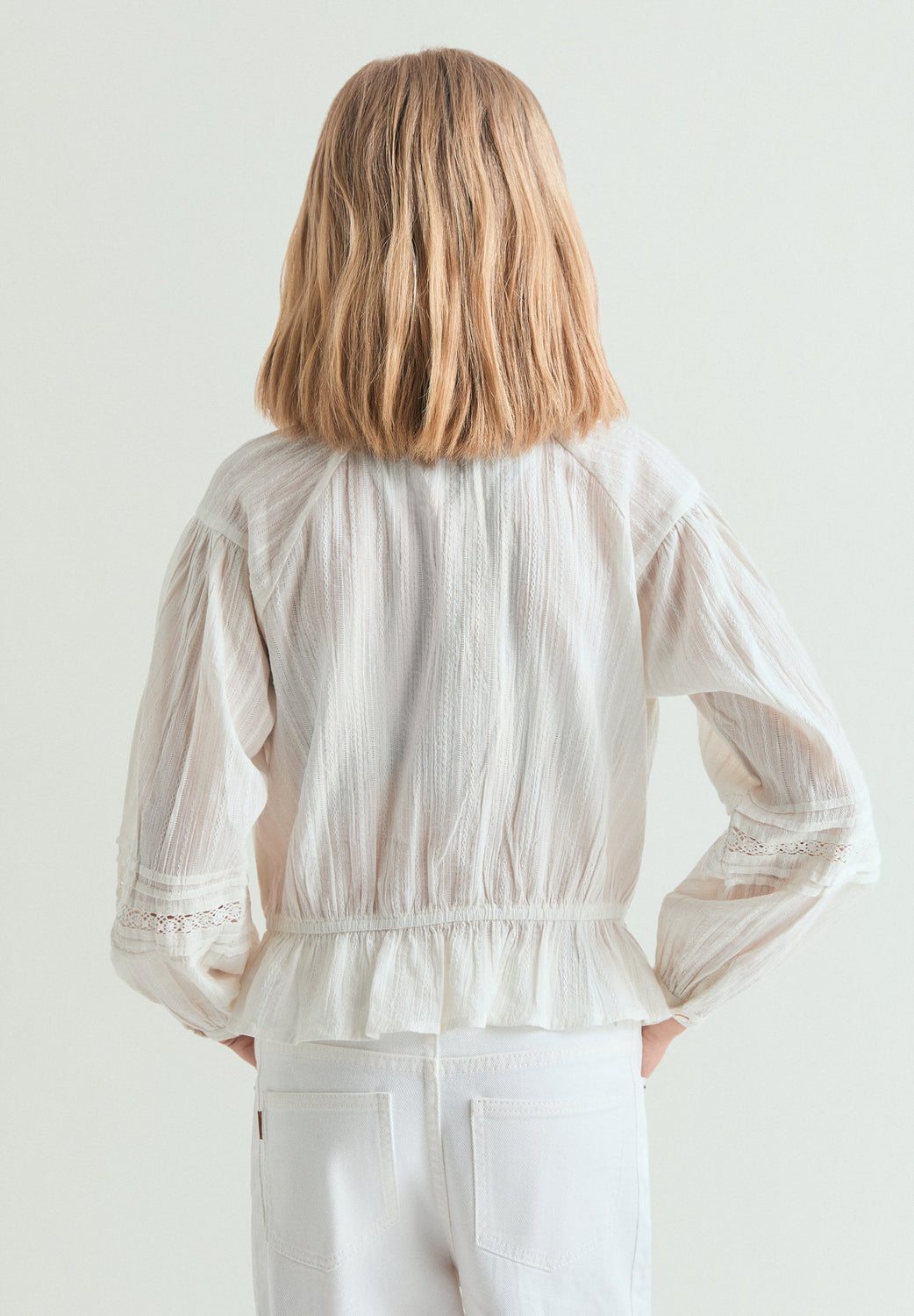 BLUSA ROMÁNTICA LAZO - Scalpers