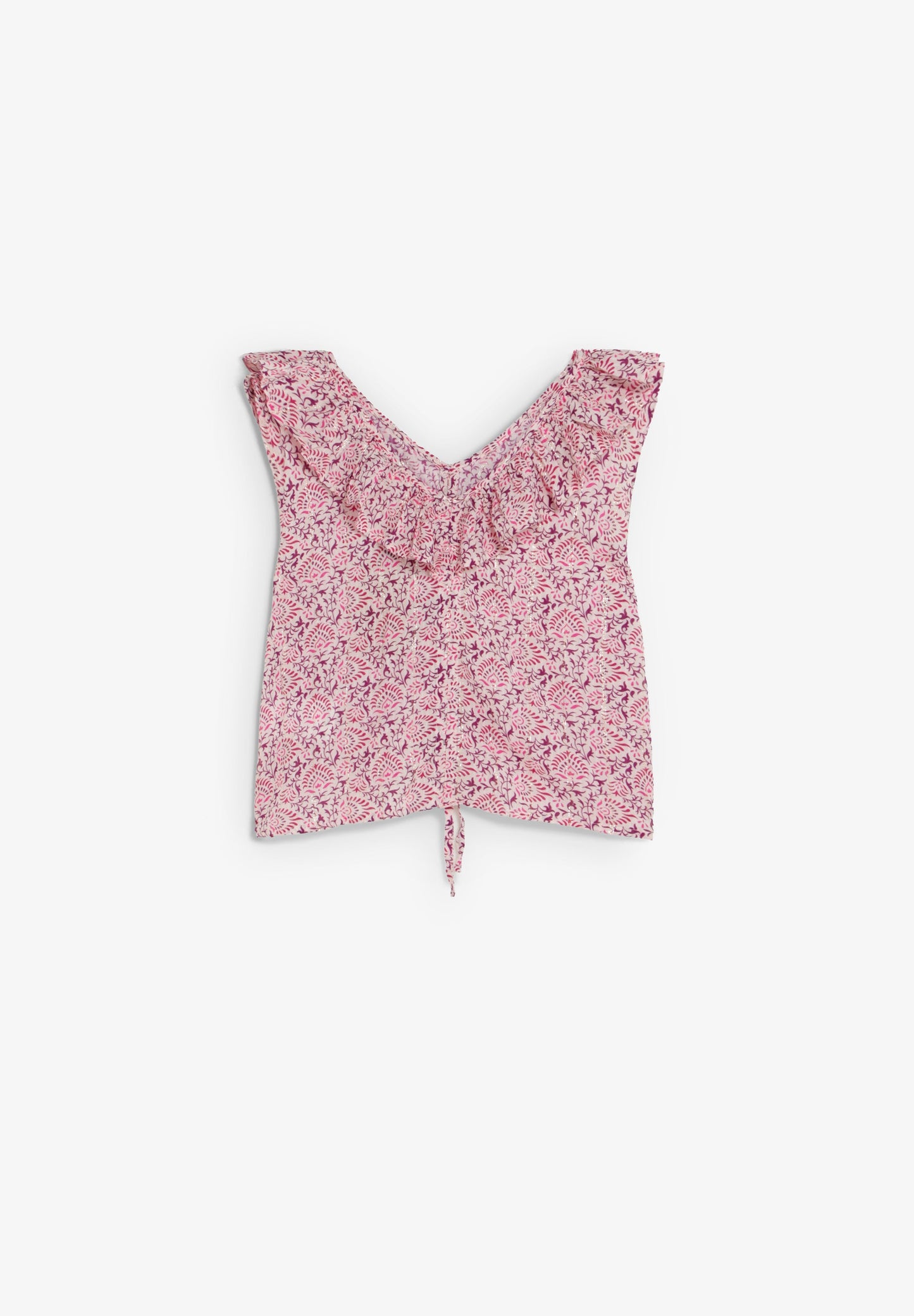 PRINTED FLOWING BLOUSE