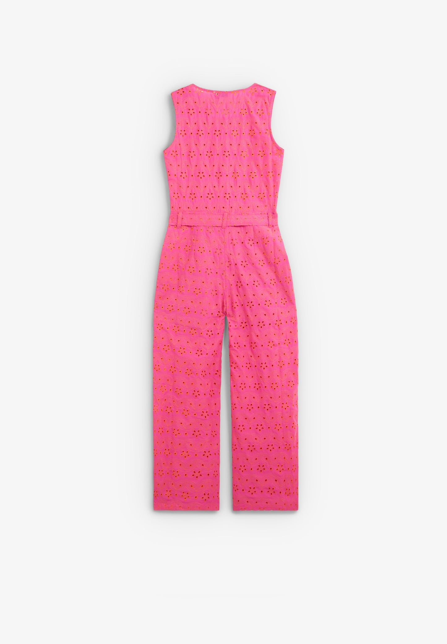 OPENWORK RUFFLED JUMPSUIT