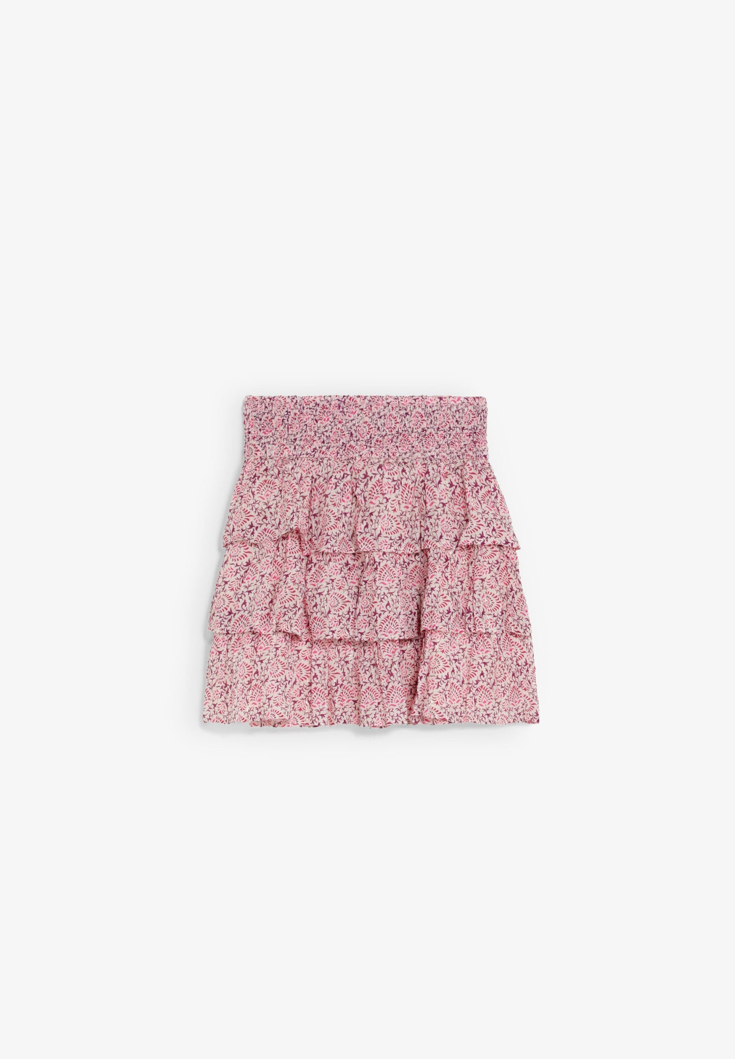MULTICOLOUR RUFFLE SKIRT