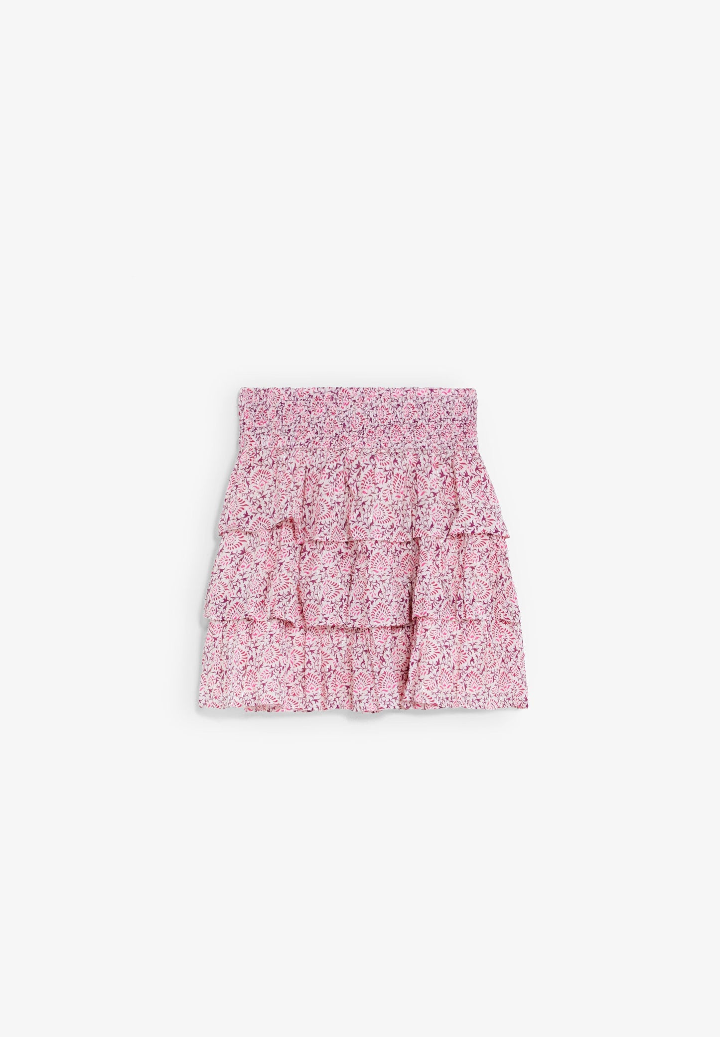 MULTICOLOUR RUFFLE SKIRT