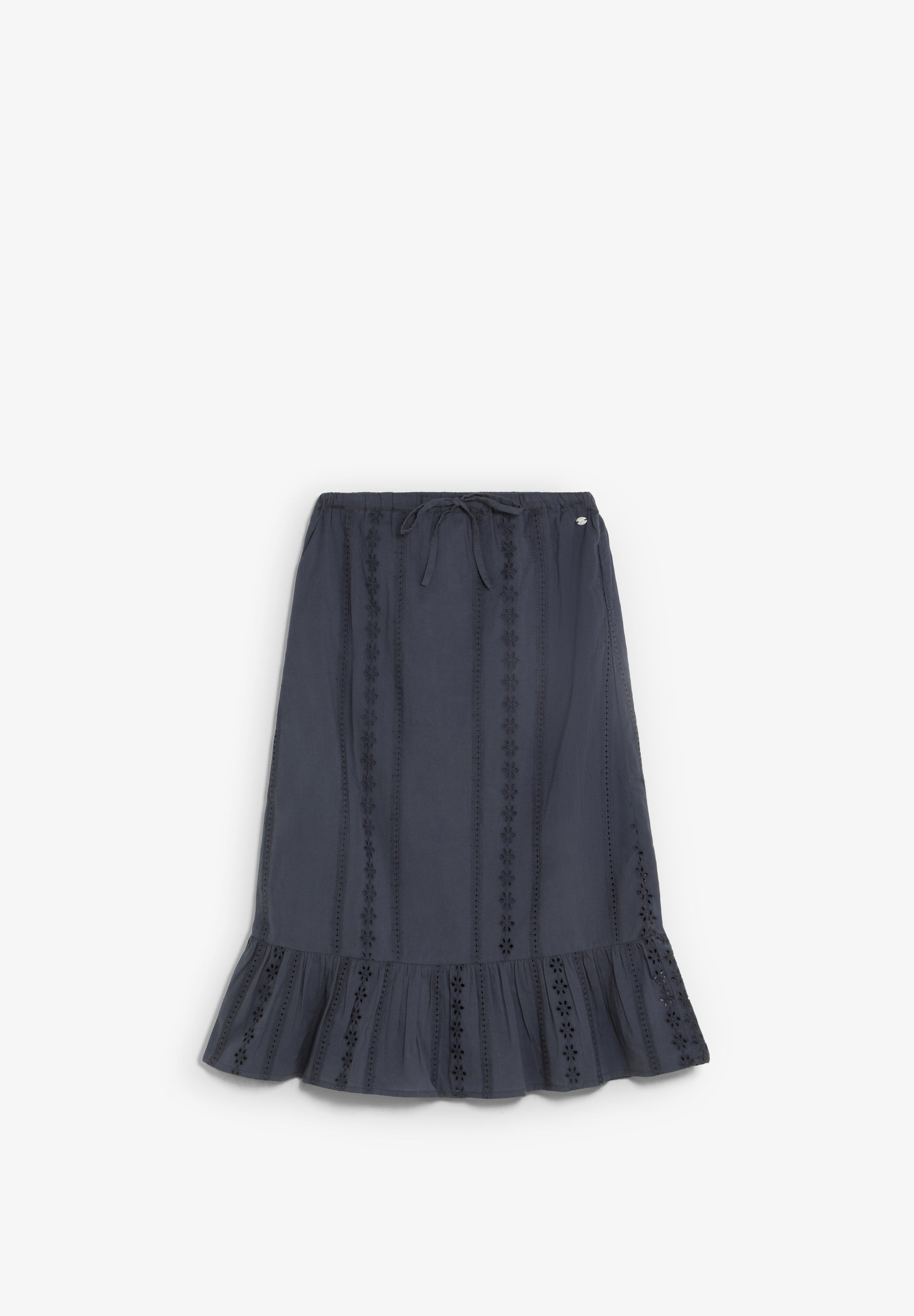 COTTON SKIRT WITH EMBROIDERY
