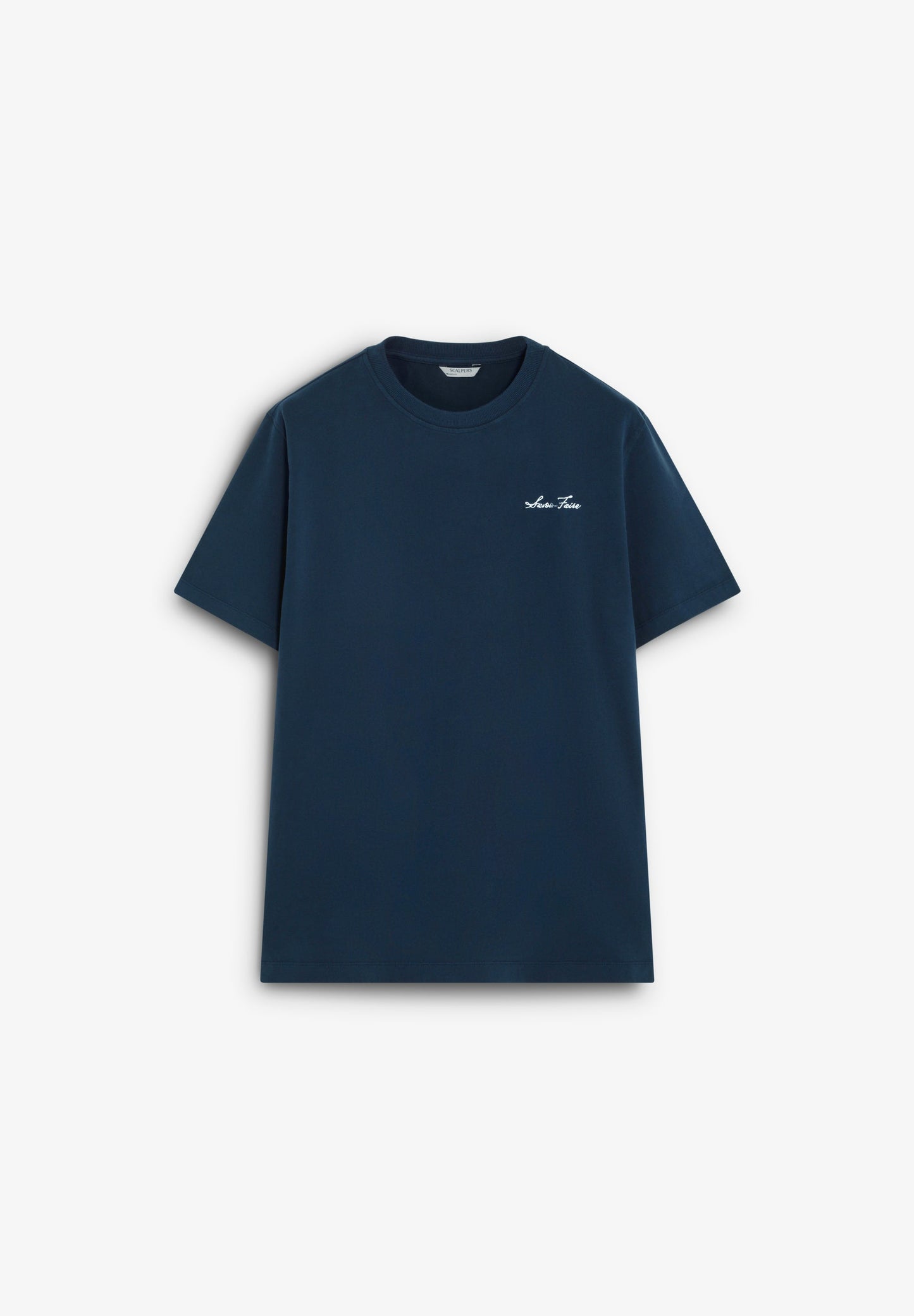 RELAXED CONTRAST EMBROIDERED T-SHIRT