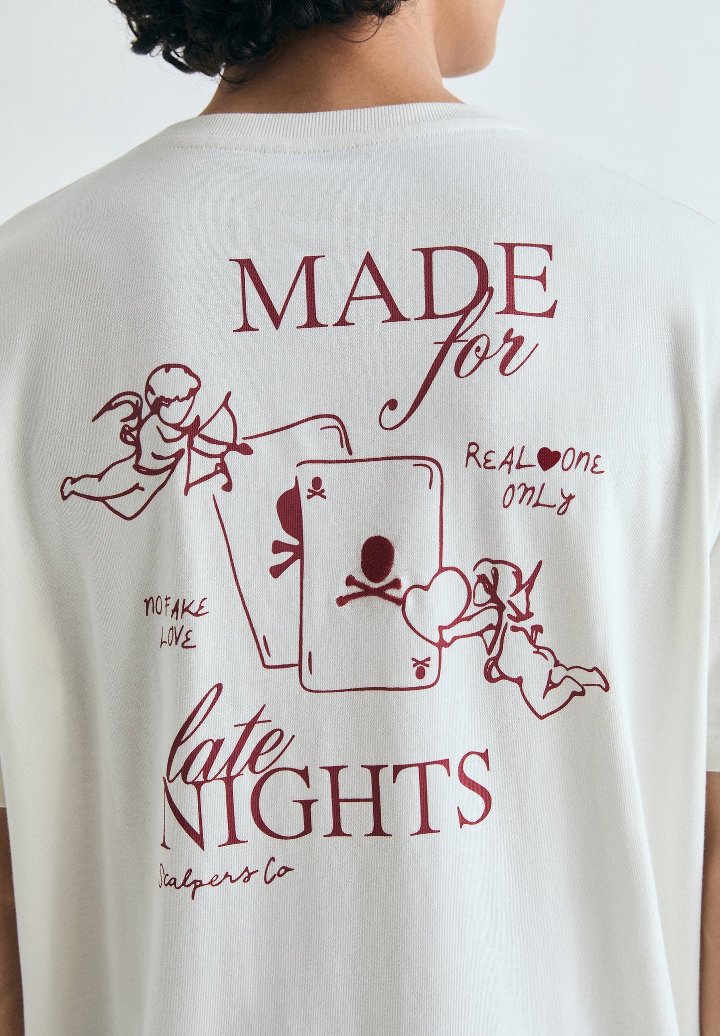 MADE FOR LATE NIGHTS PRINT T-SHIRT