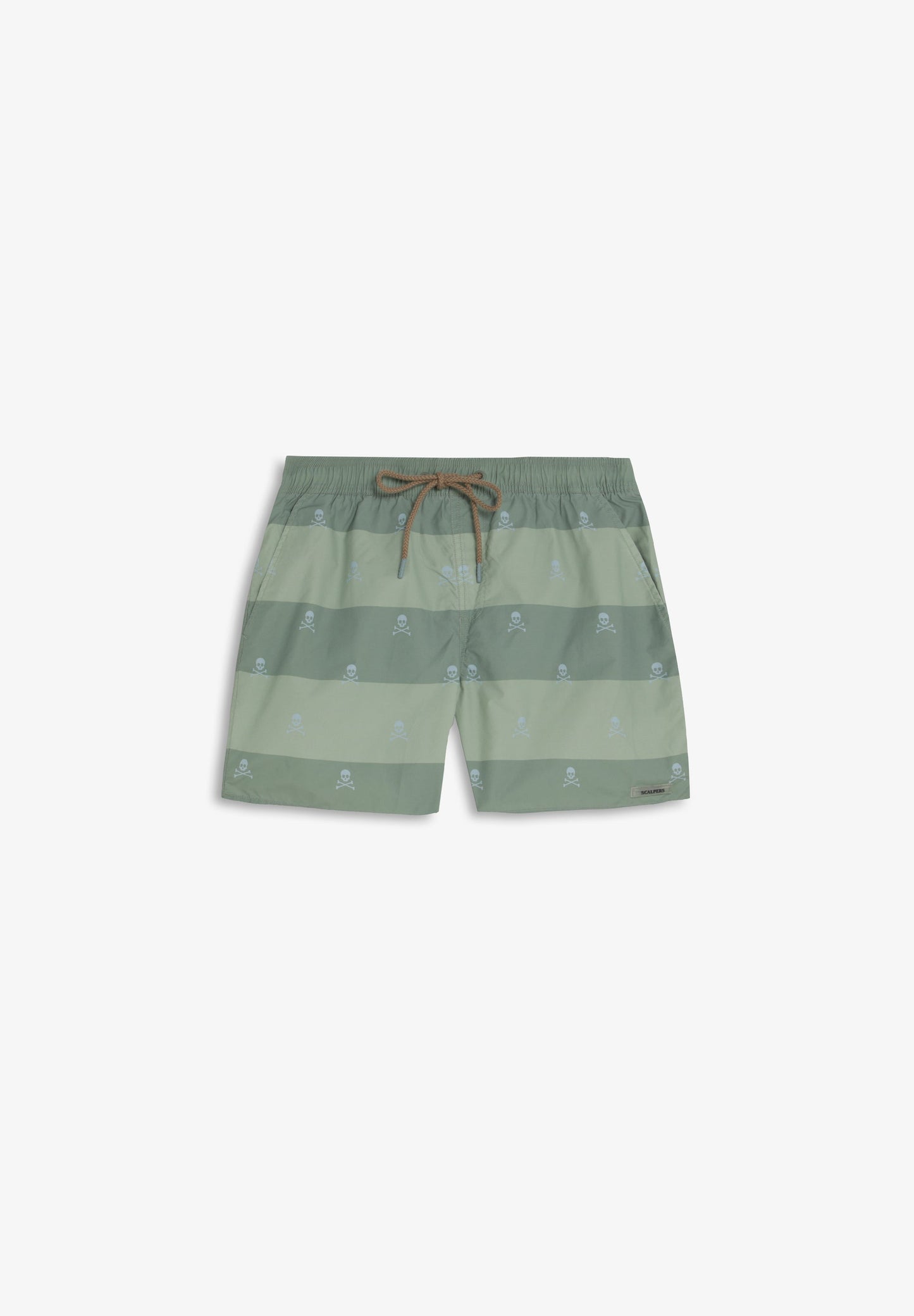 SCSKULL STRIPES SWIMSUIT