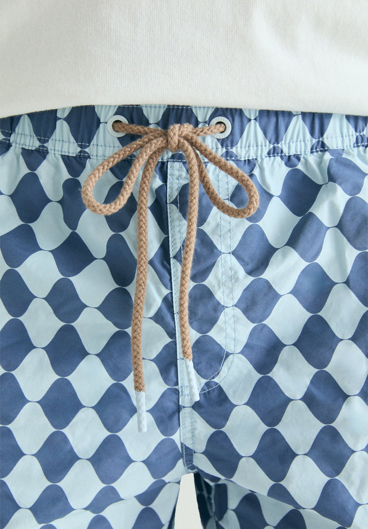 DIAMOND PATTERN SWIMMING TRUNKS