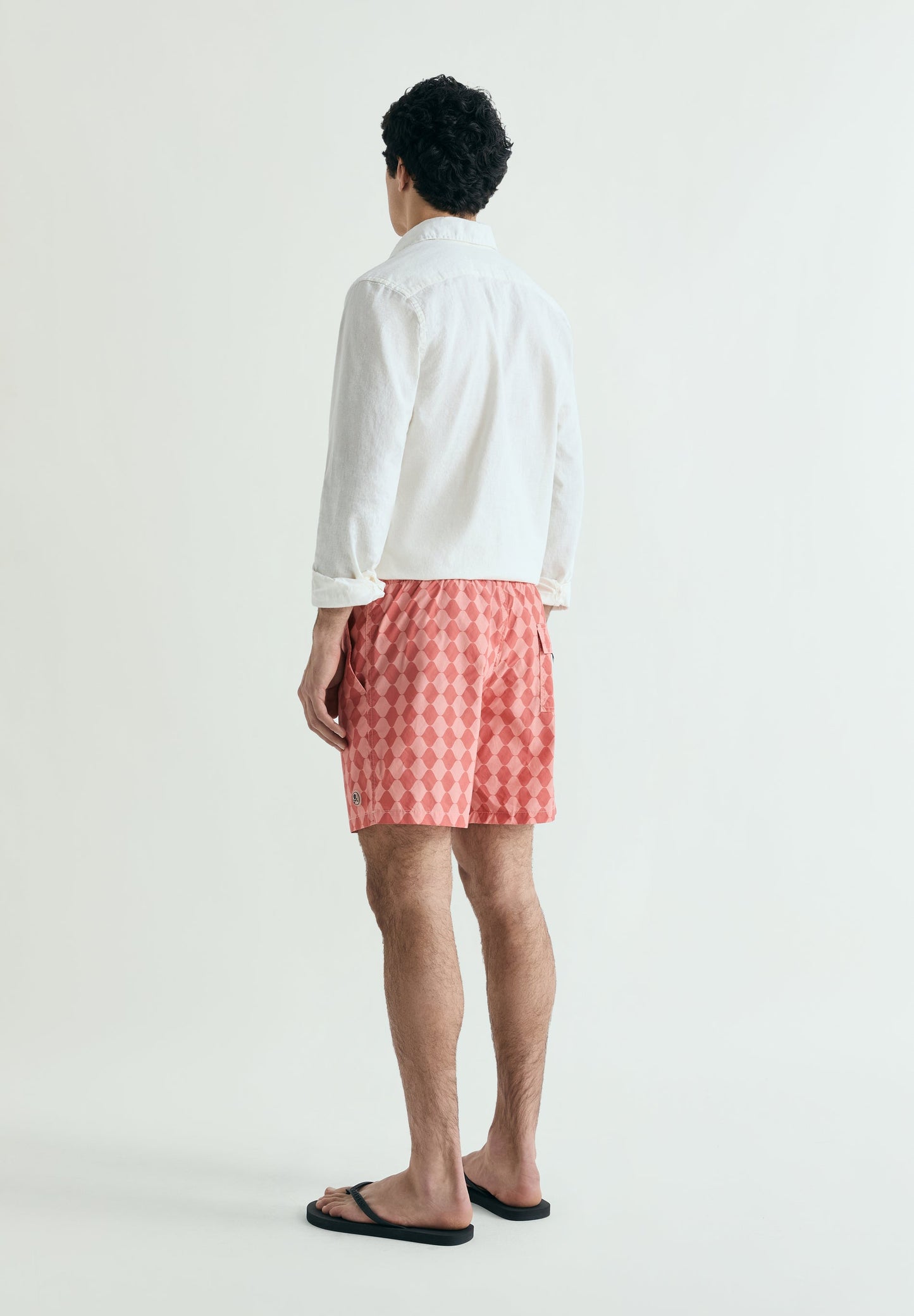 DIAMOND PATTERN SWIMMING TRUNKS