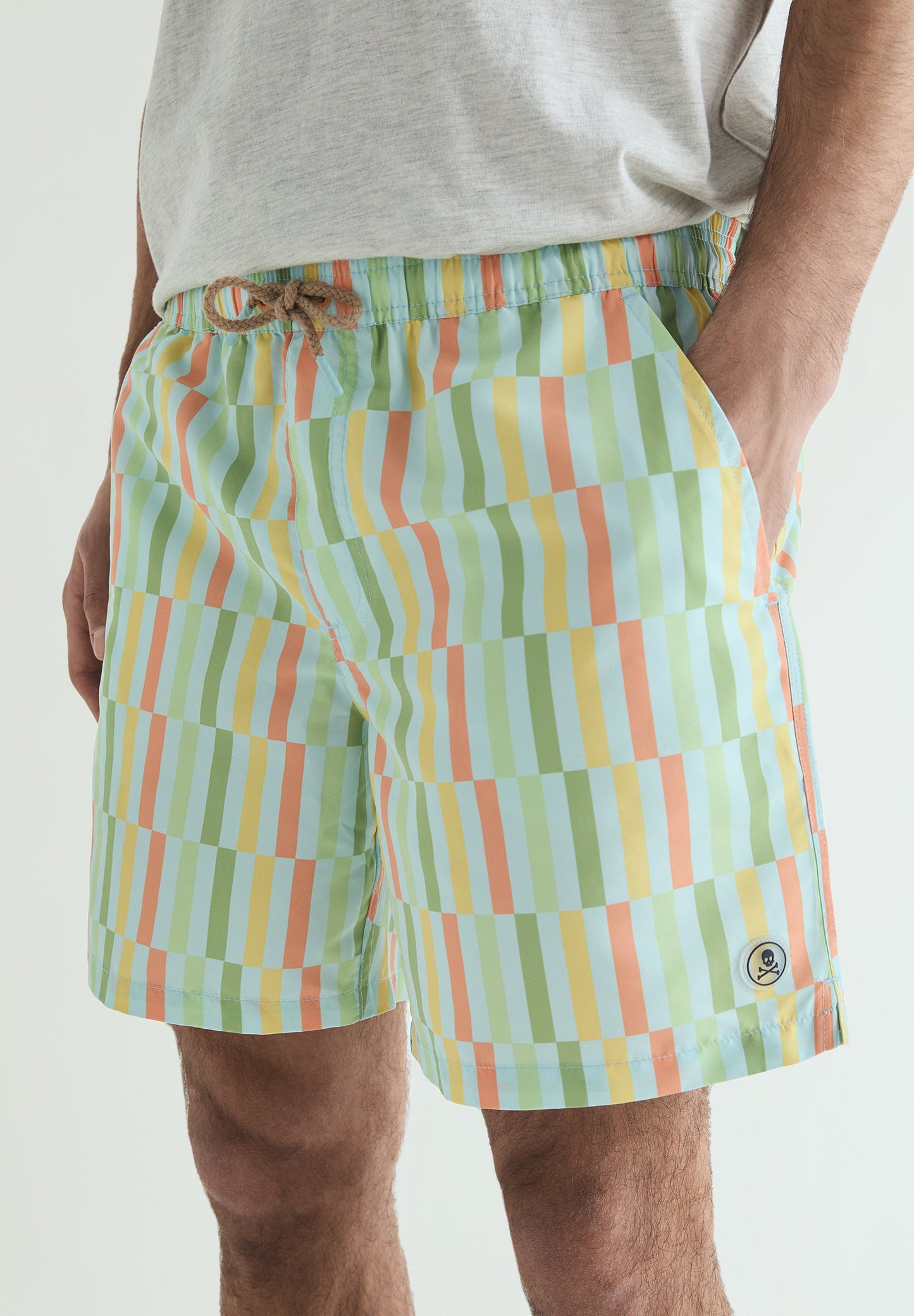 MULTICOLOURED PRINT SWIMSUIT