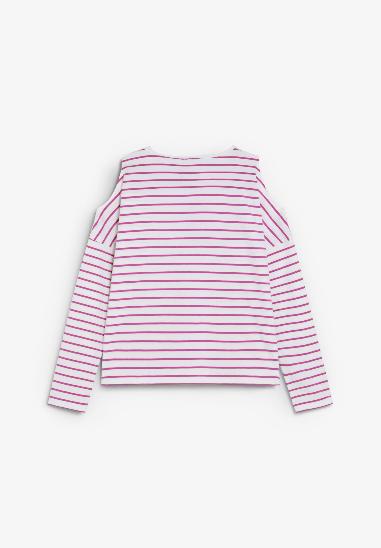 STRIPED CUT OUT T-SHIRT