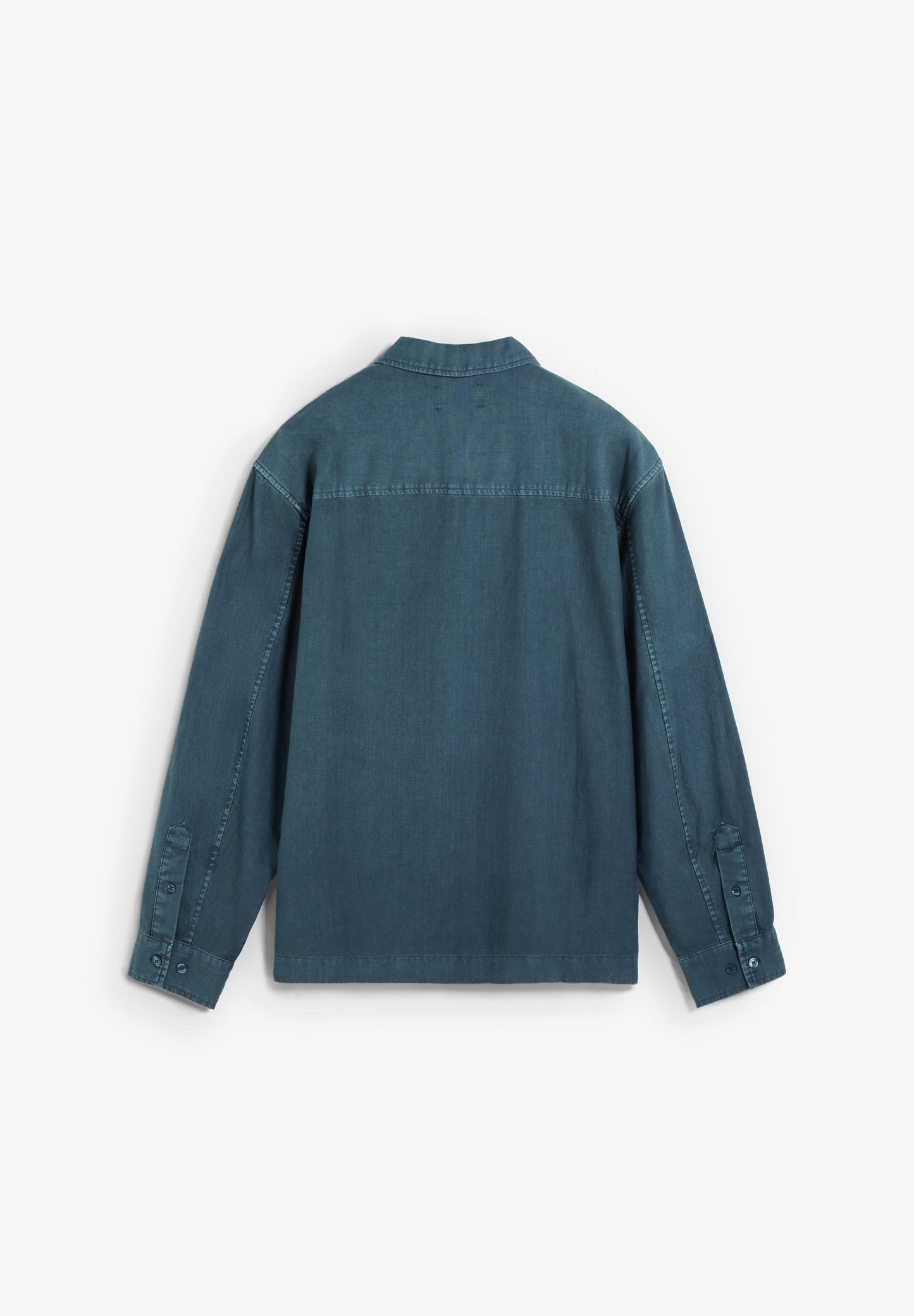 LINEN LOOSE FIT POLO SHIRT