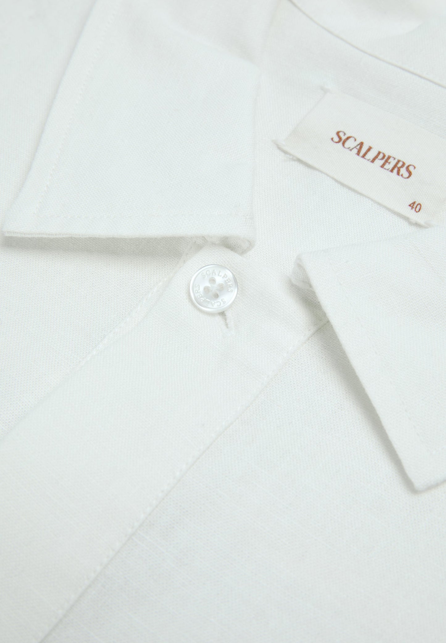 LINEN LOOSE FIT POLO SHIRT
