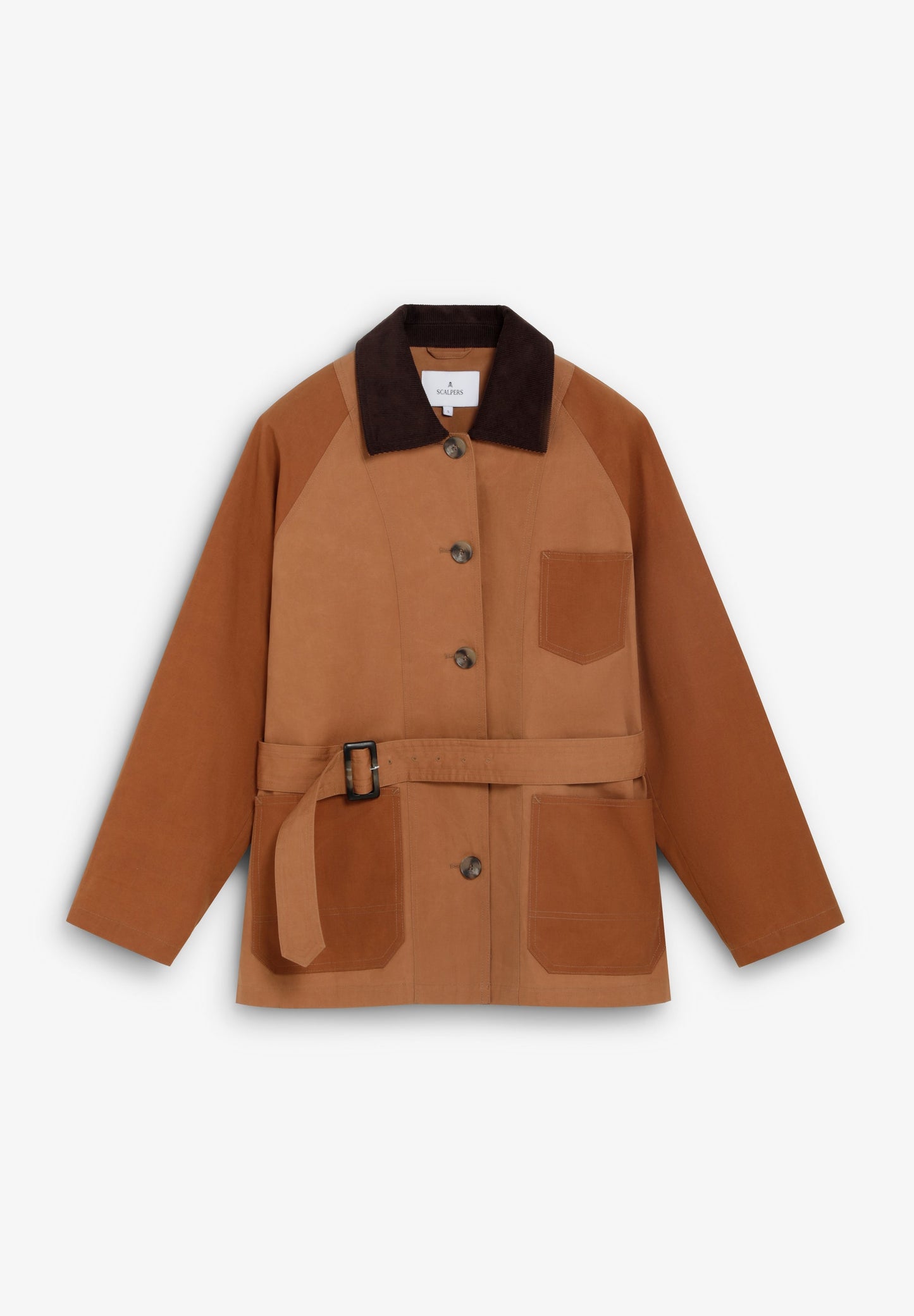 TWO-TONE WAXED JACKET