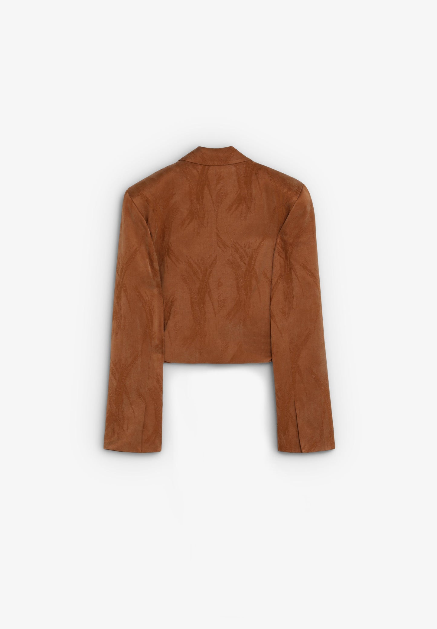 CROPPED JACQUARD BLAZER