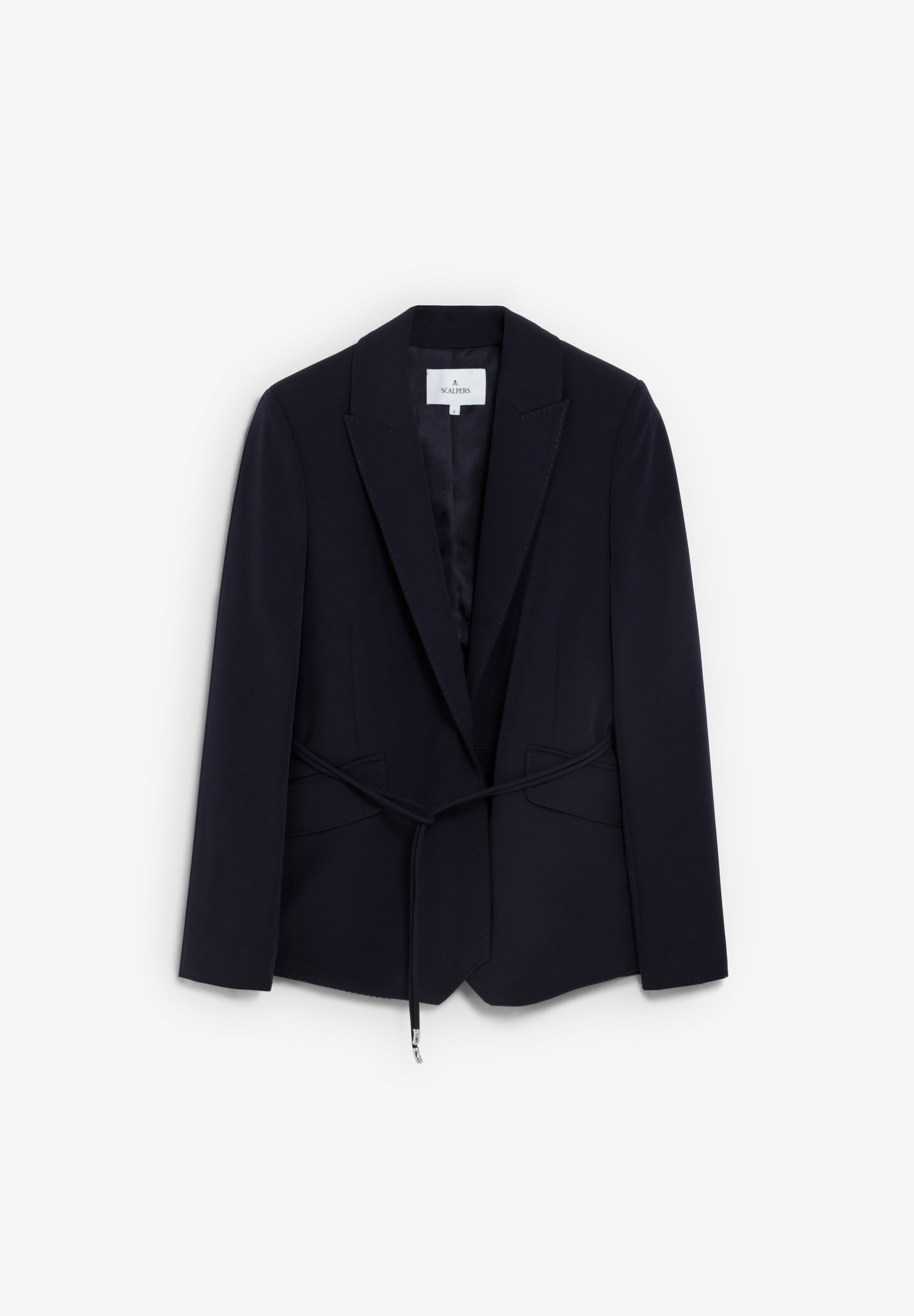 BLAZER WITH KNOT AT THE BELT