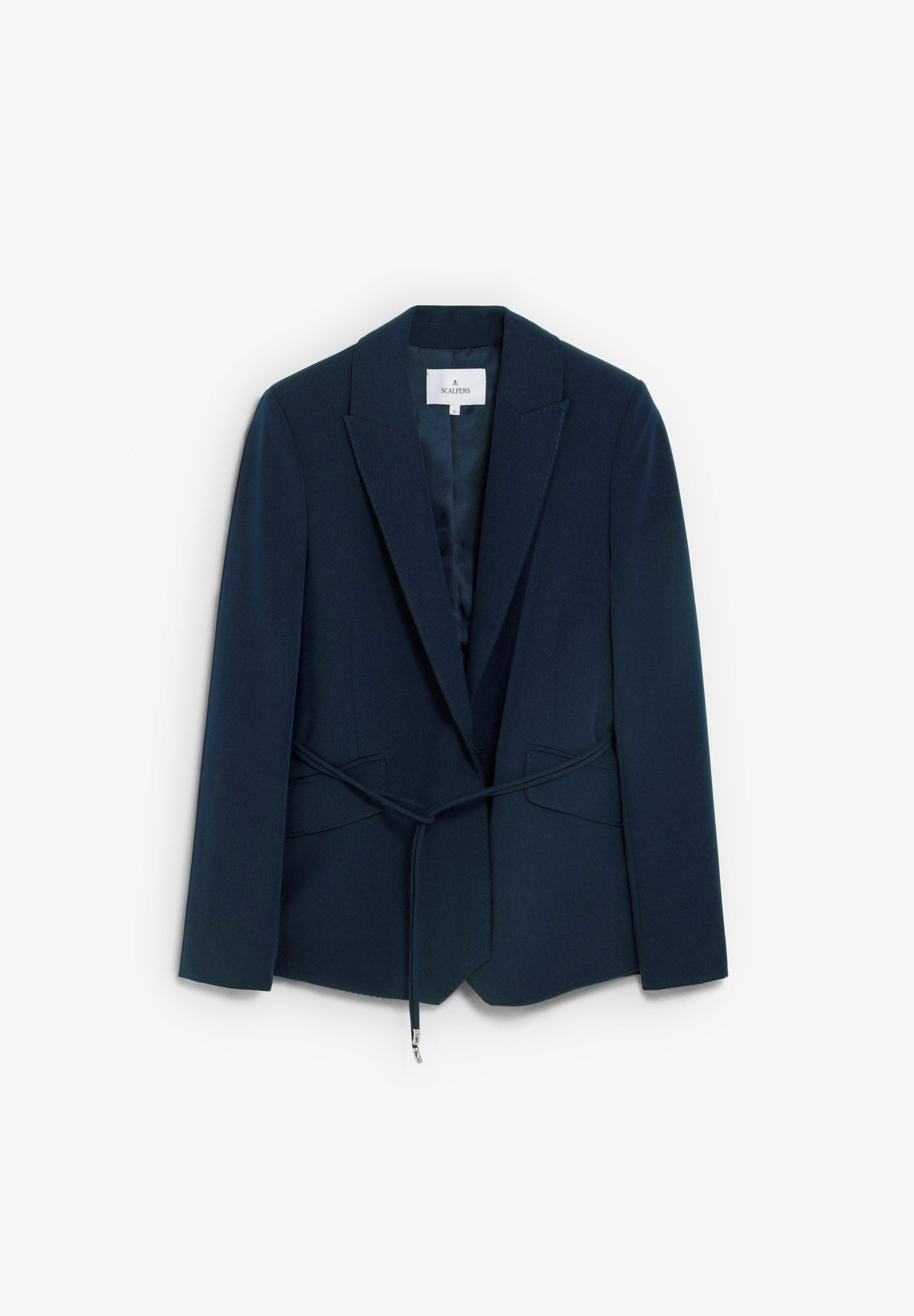 BLAZER WITH KNOT AT THE BELT