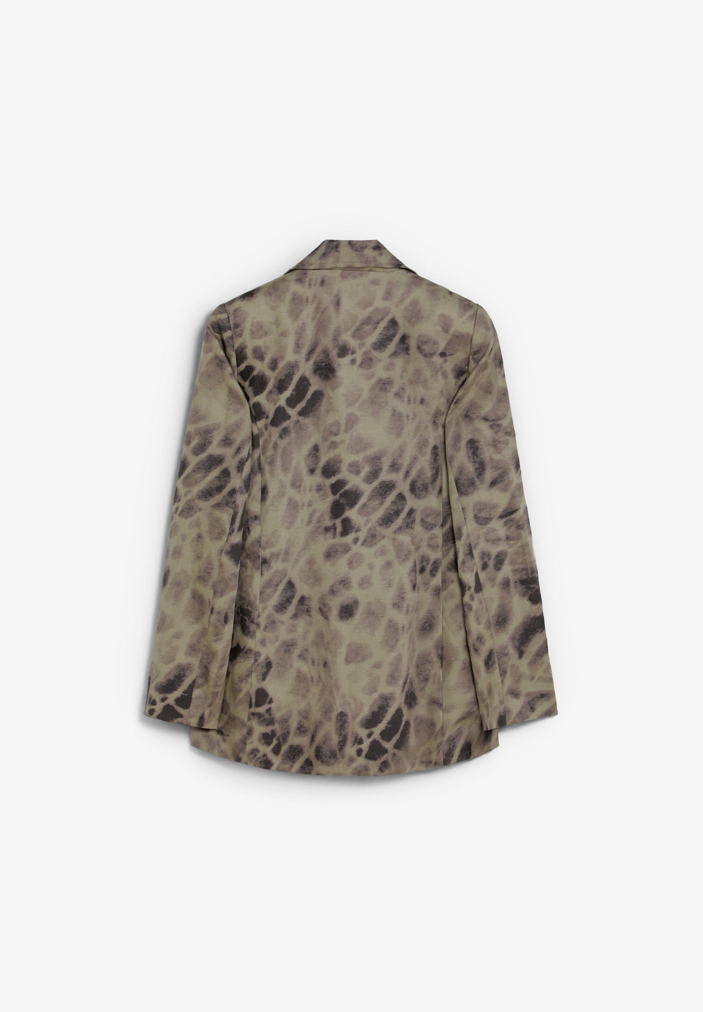 PRINTED LINEN BLAZER