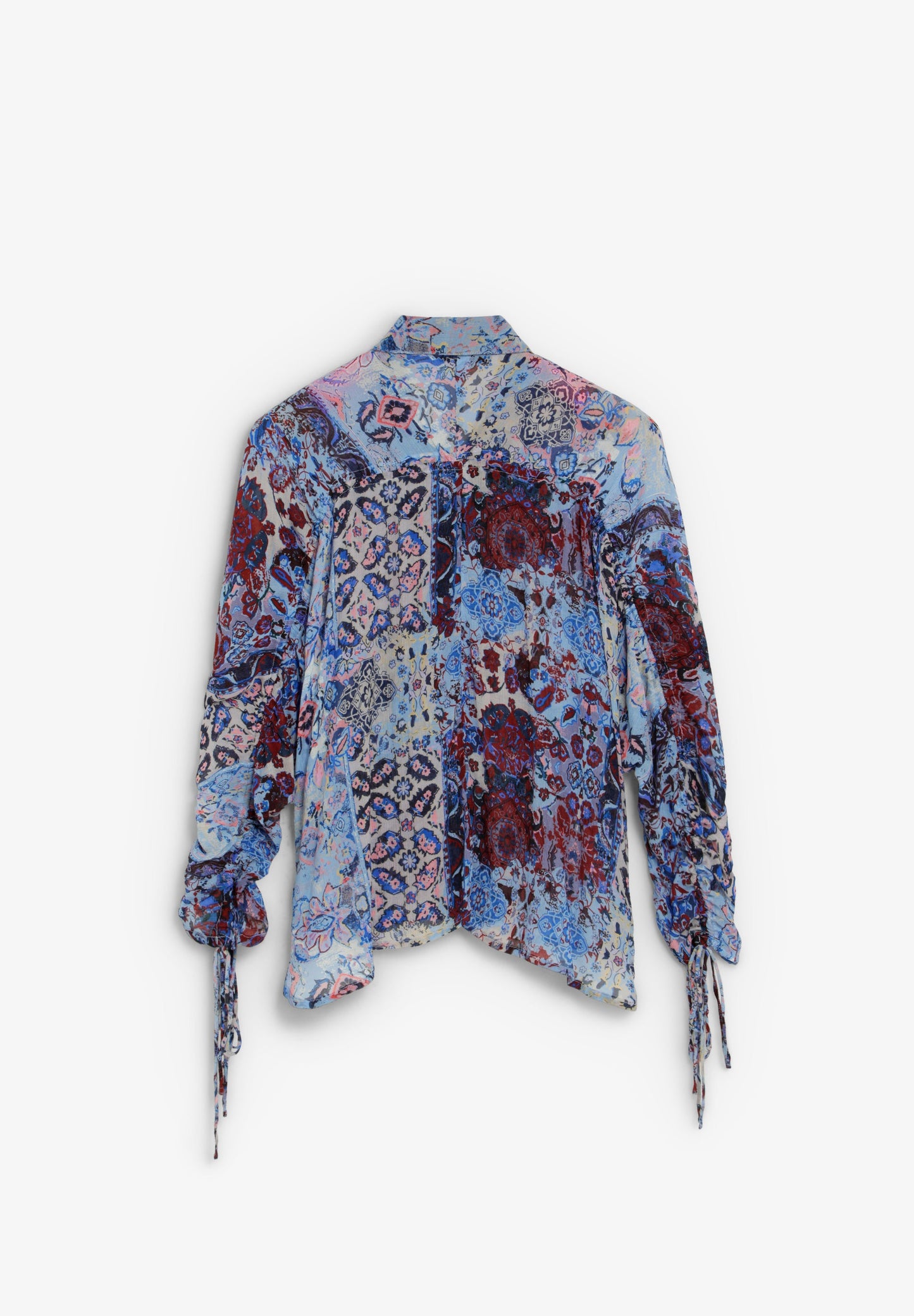 PRINTED FLOWING BLOUSE