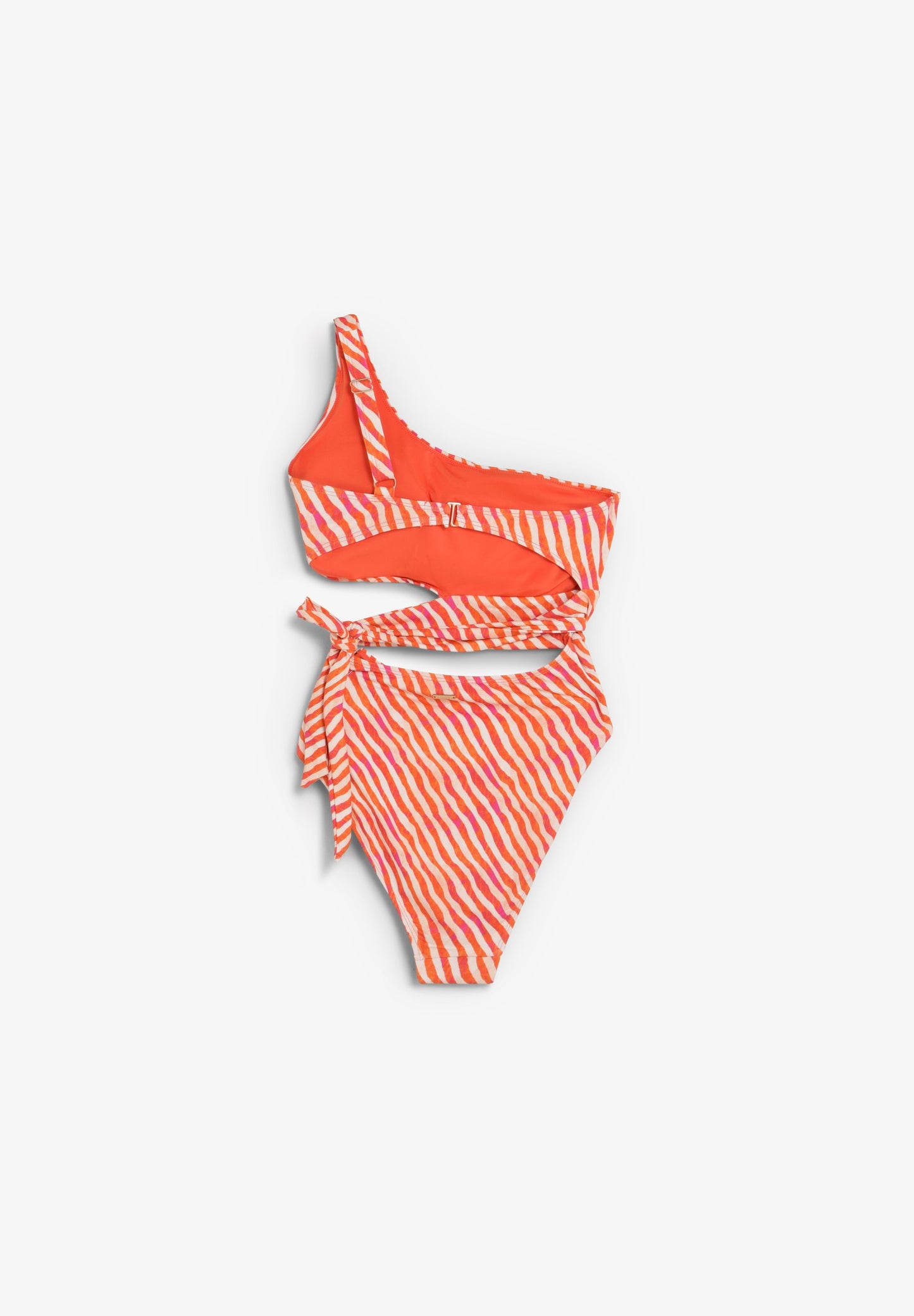 ANIMAL PRINT CUT-OUT SWIMSUIT