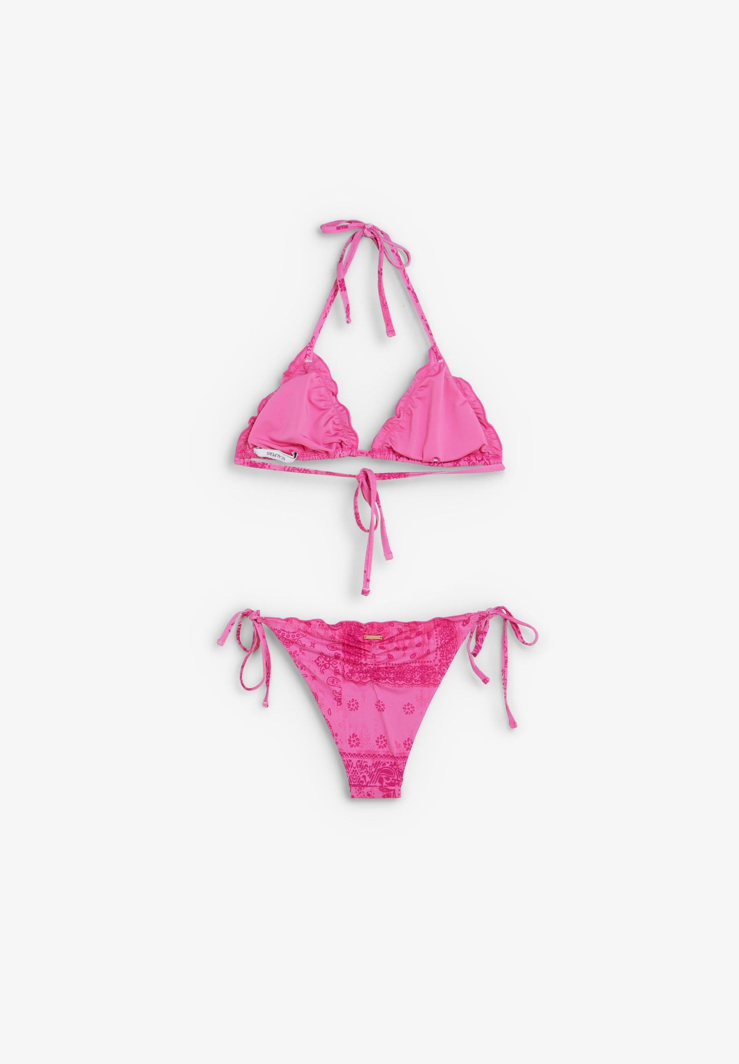 PRINTED TRIANGLE BIKINI