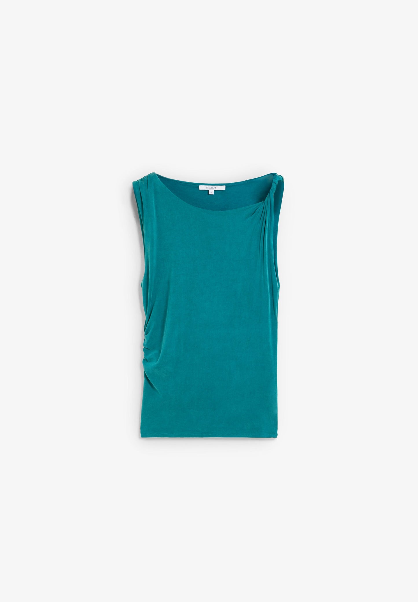 ASYMMETRIC DRAPED T-SHIRT