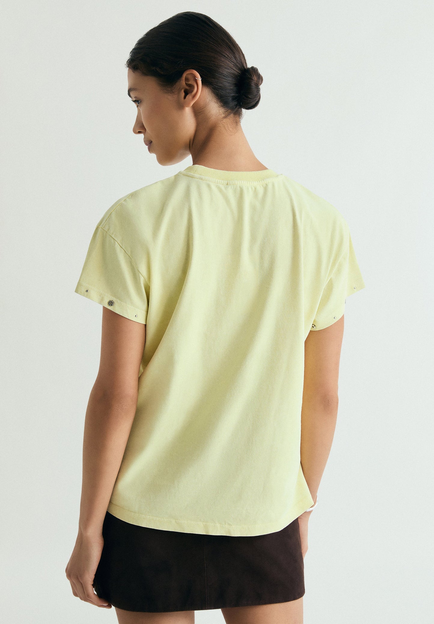 SKULL T-SHIRT WITH STUDS