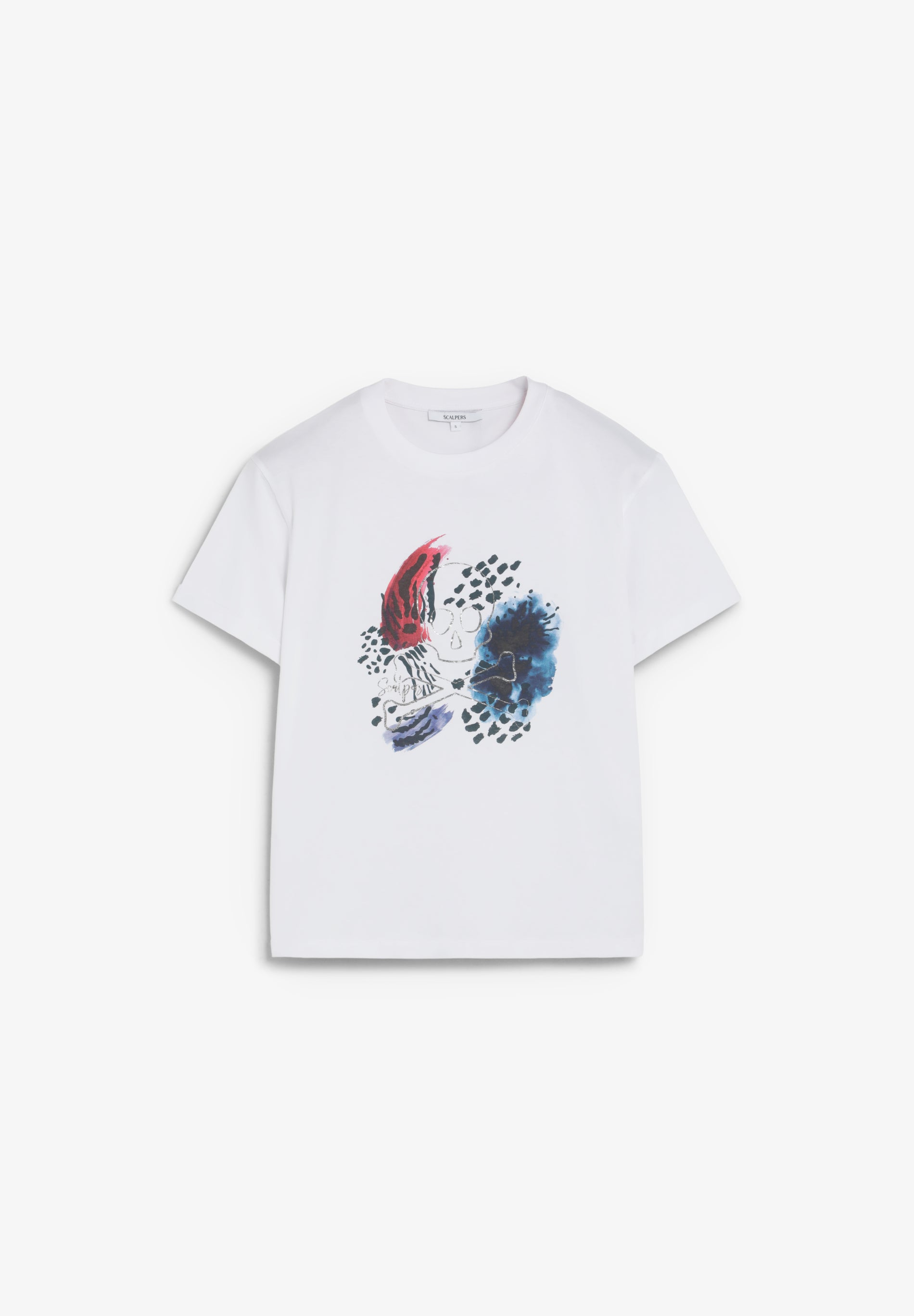 T-SHIRT WITH SKULL PRINT