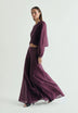 SATIN SKIRT WITH RHINESTONES