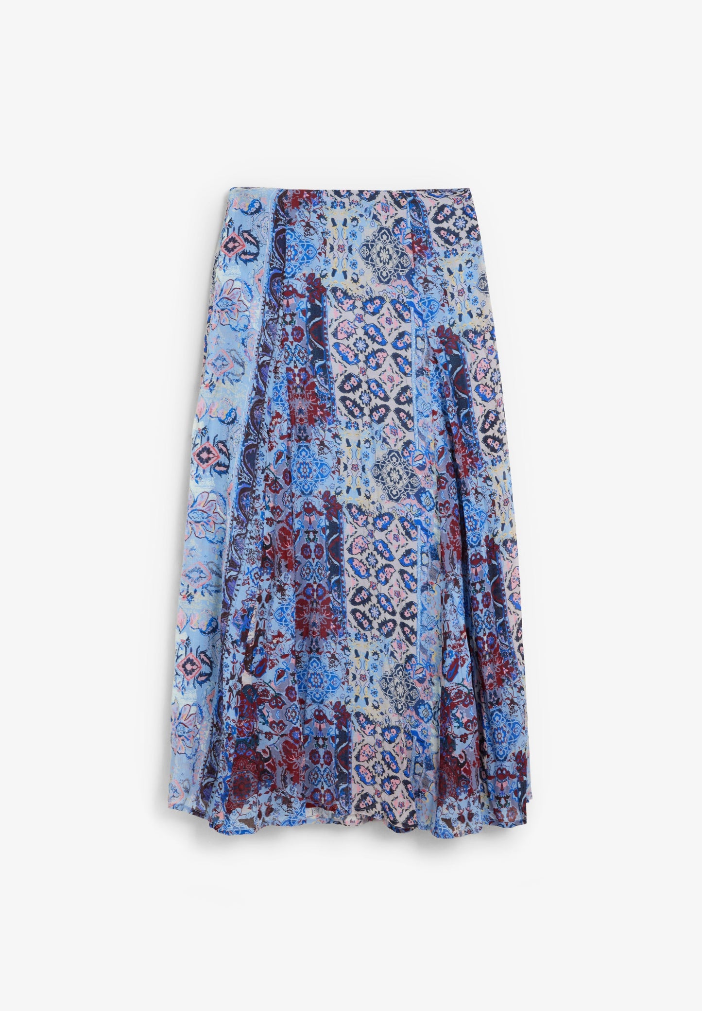 FLOWING MIDI SKIRT